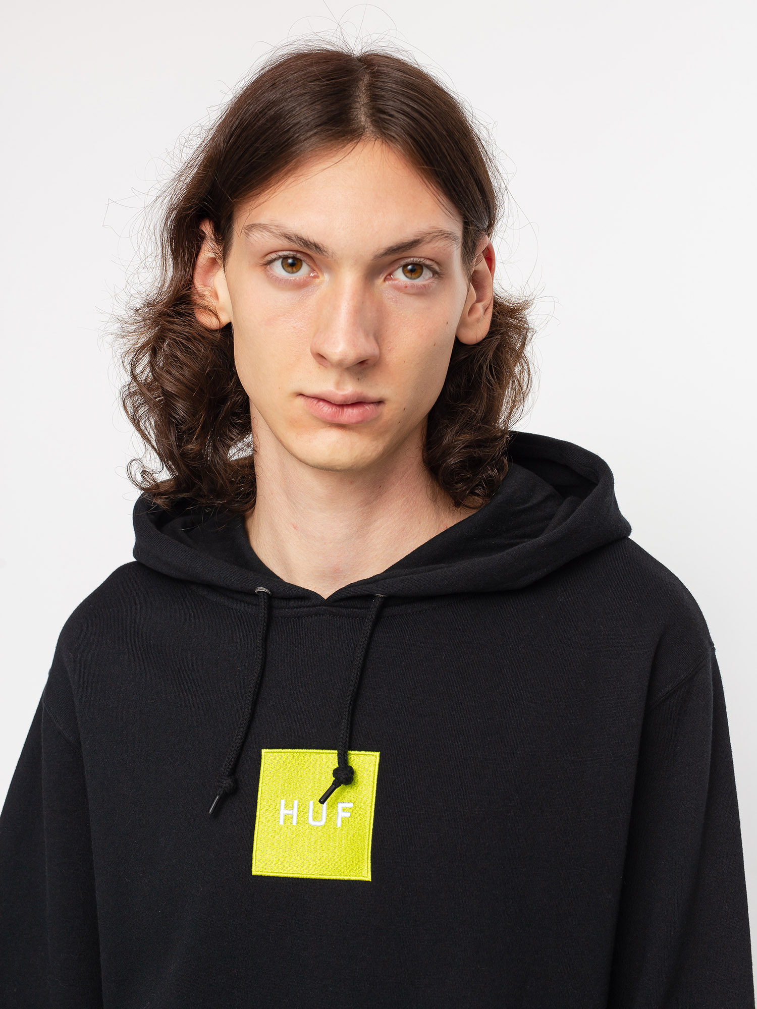 Mikina HUF Box Logo HD (black)