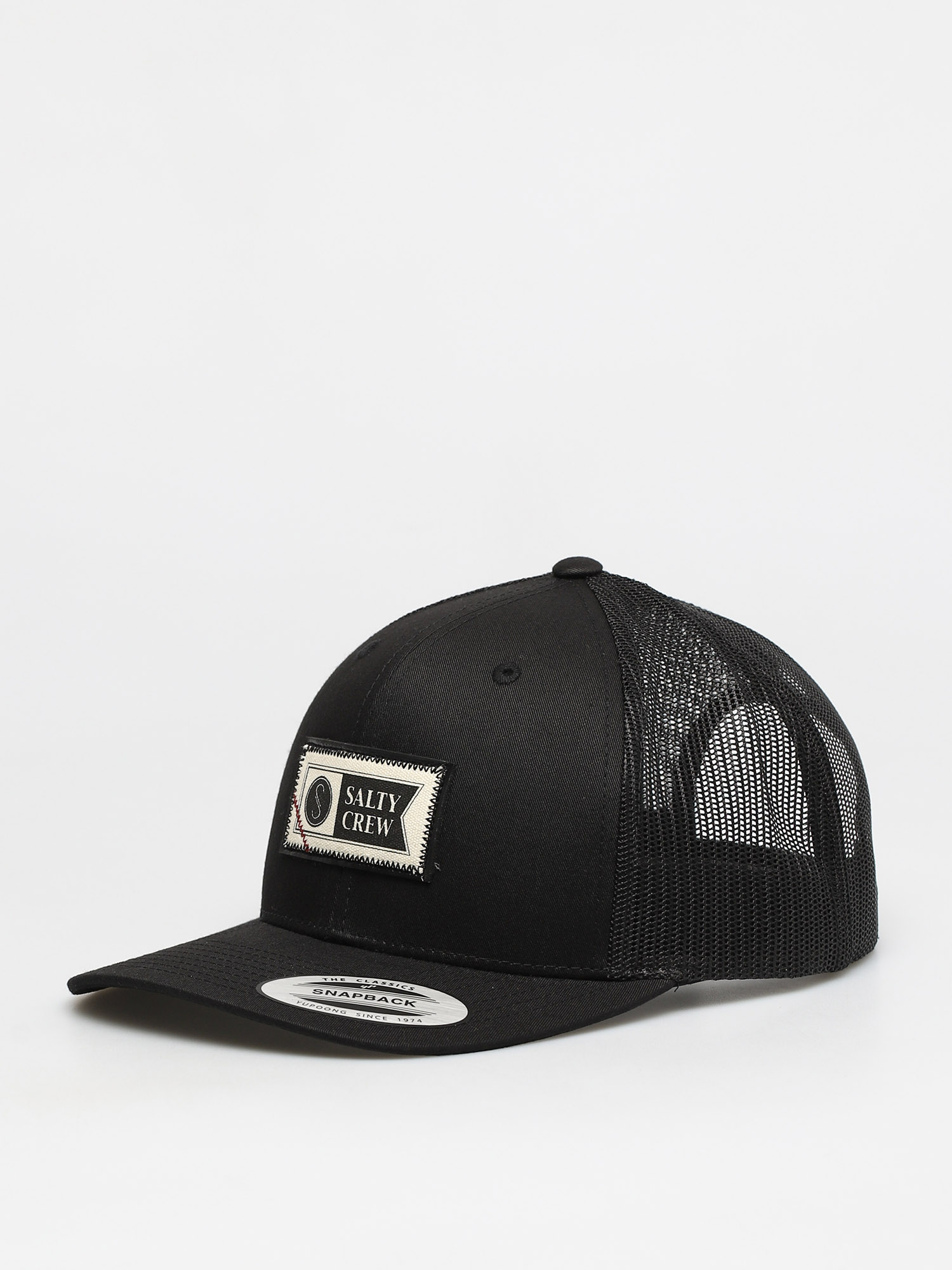 Kšiltovka  Salty Crew Topstitch Retro Trucker ZD (black)