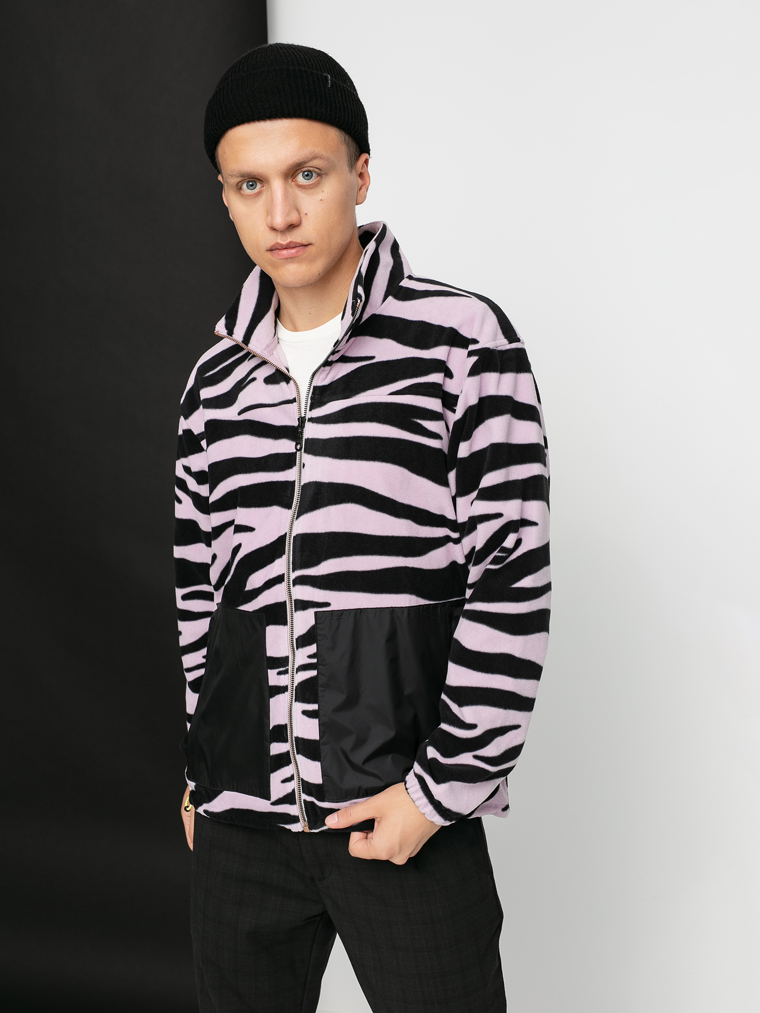 Mikina Levi's® Skate Zip Mock Neck (zircon lavender frost)