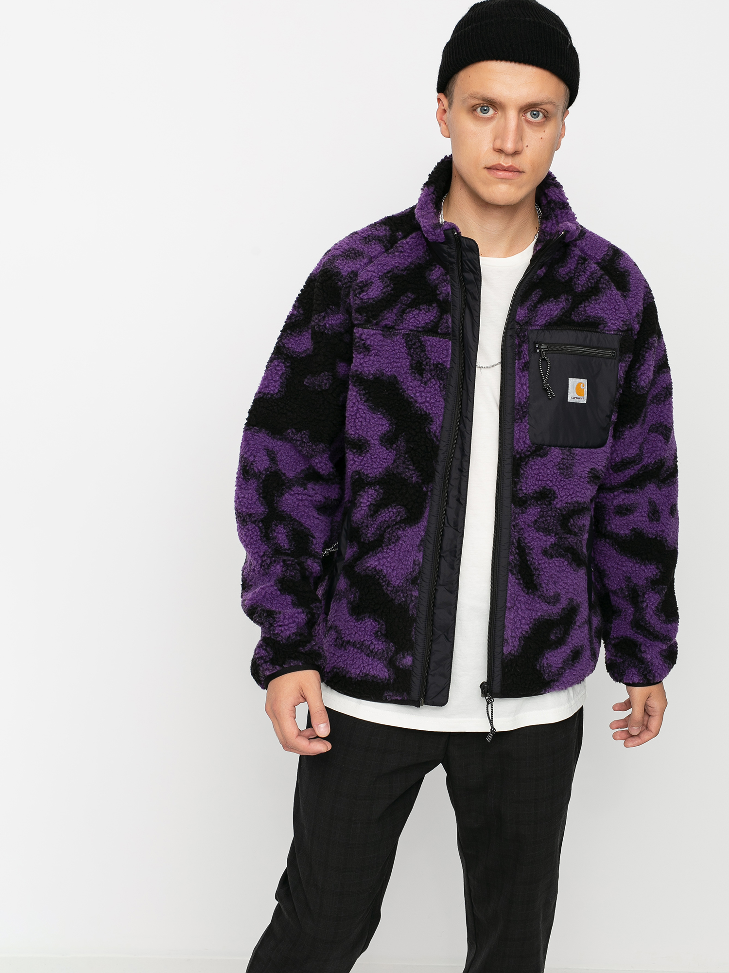 Bunda Carhartt WIP Prentis Liner (camo blur/purple)