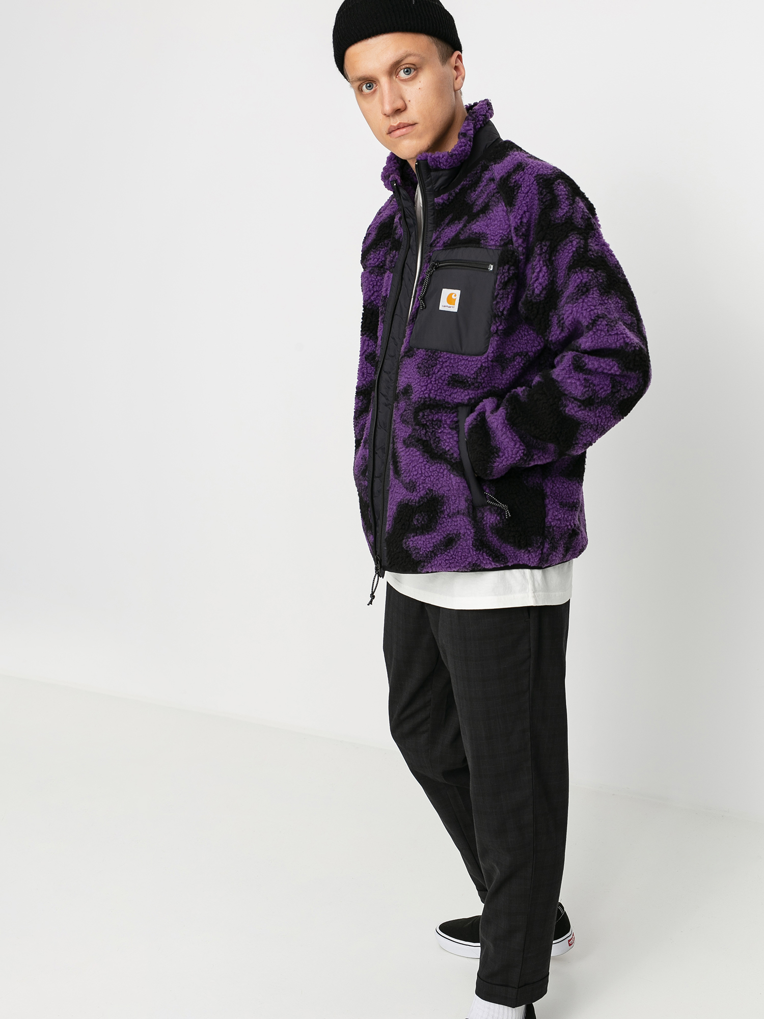 Bunda Carhartt WIP Prentis Liner (camo blur/purple)