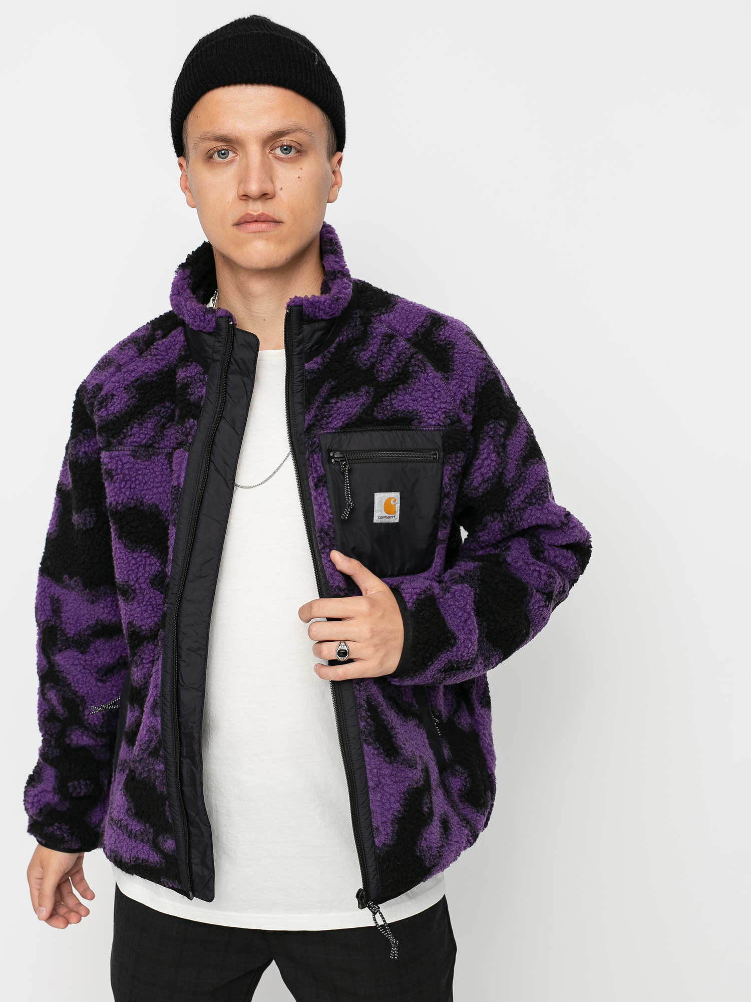 Bunda Carhartt WIP Prentis Liner (camo blur/purple)
