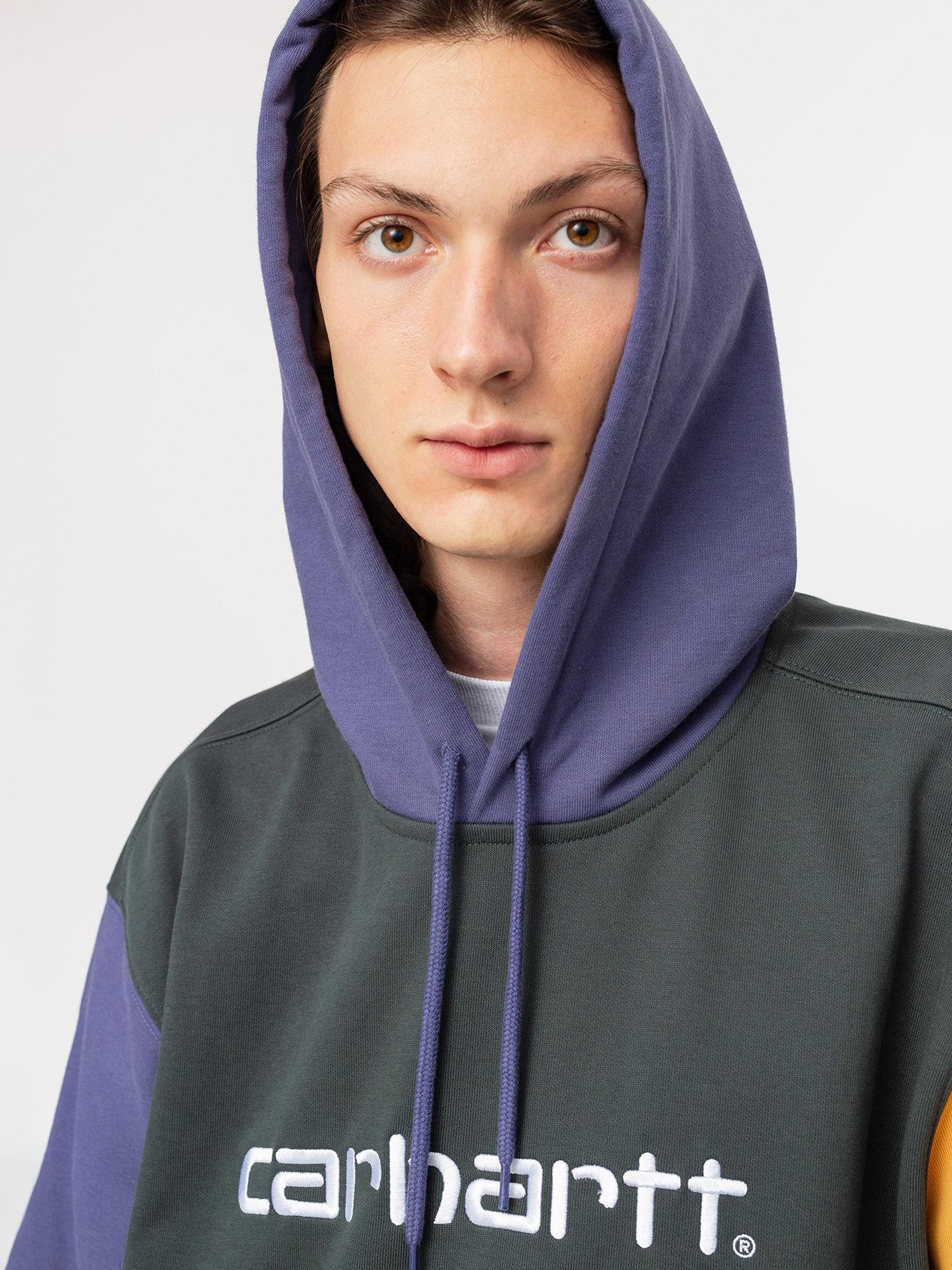 Mikina s kapucí Carhartt WIP Carhartt Tricol HD (dark teal)