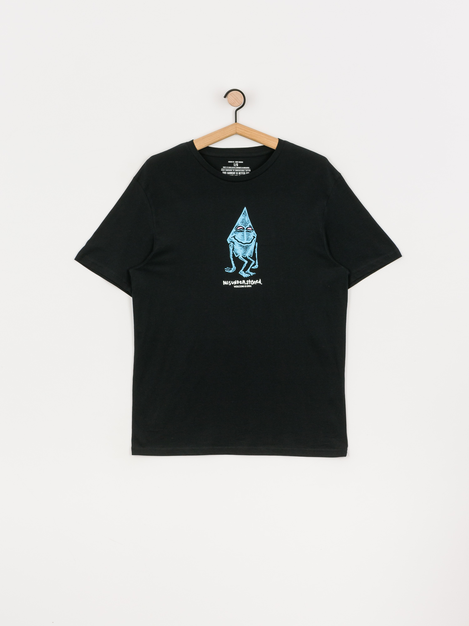 Tričko Volcom Misunderstoned Bsc (black)