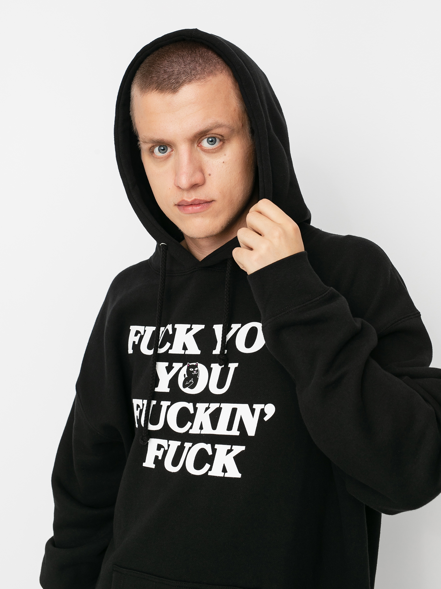 Mikina s kapucí RipNDip Fucking Fuck HD (black)