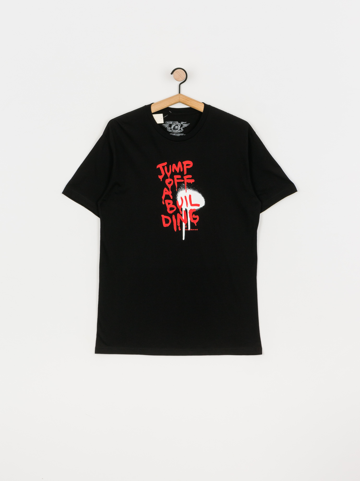 Tričko Toy Machine Jump Off A Building (black)