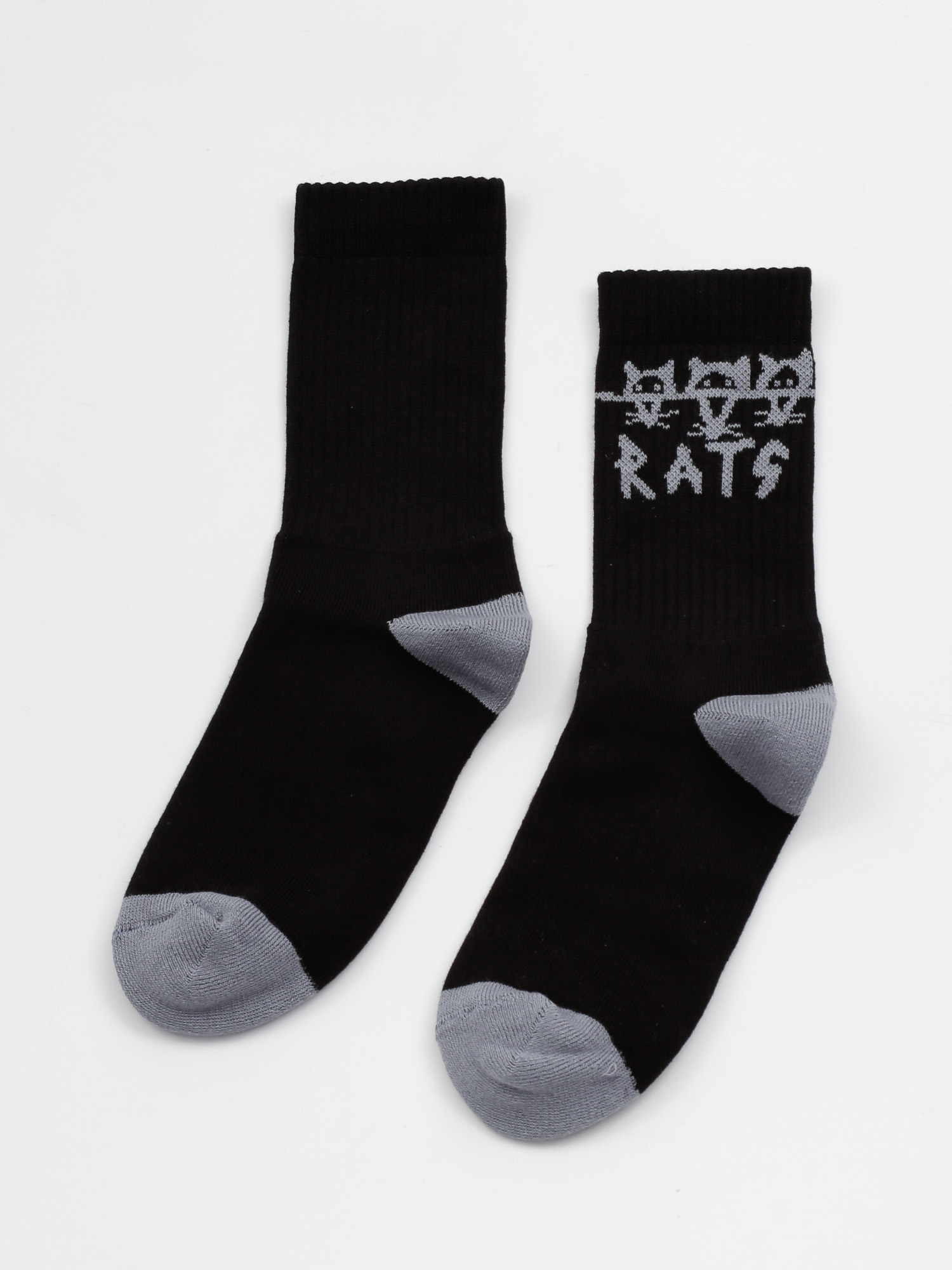Ponožky Malita Rats (black/grey)