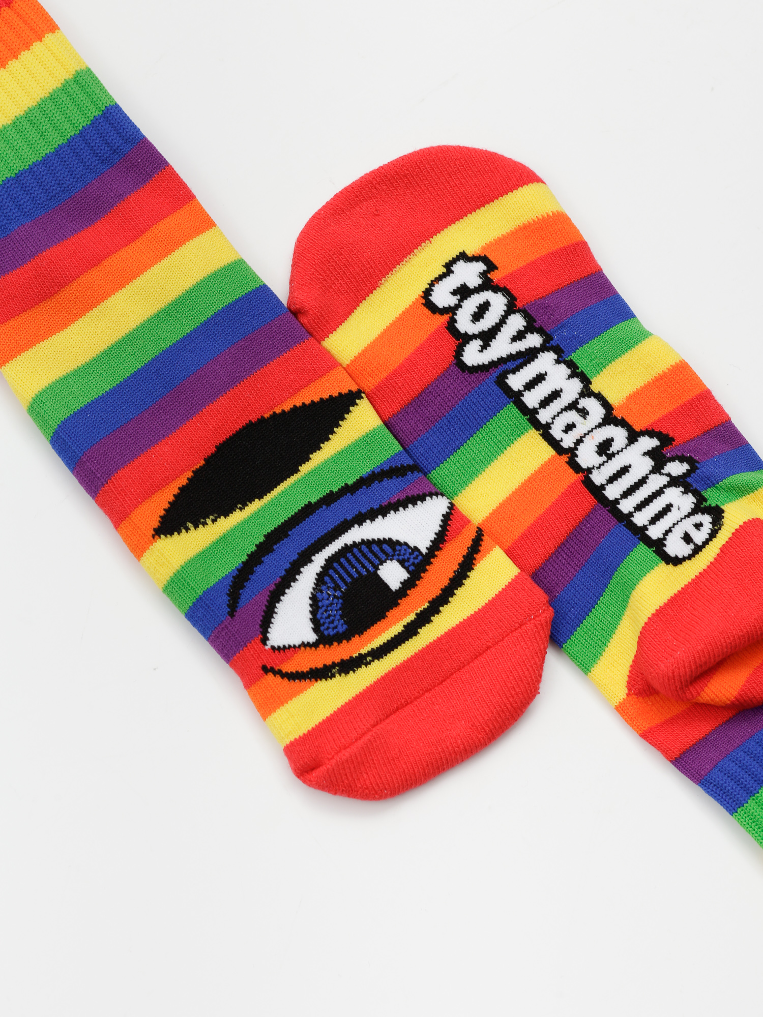 Ponožky Toy Machine Sect Eye (rainbow stripe)