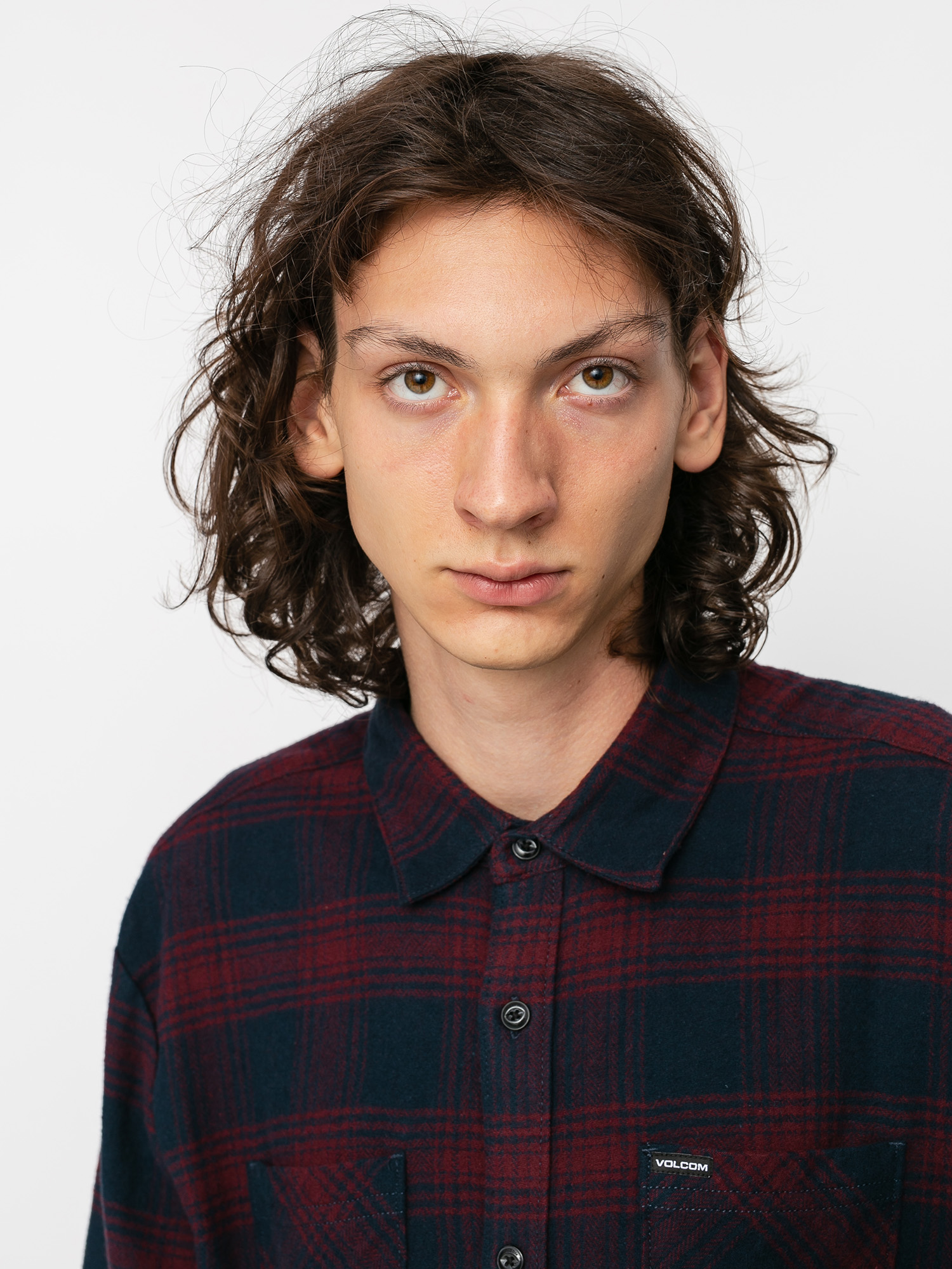 Košile Volcom Tone Stone Ls (navy)