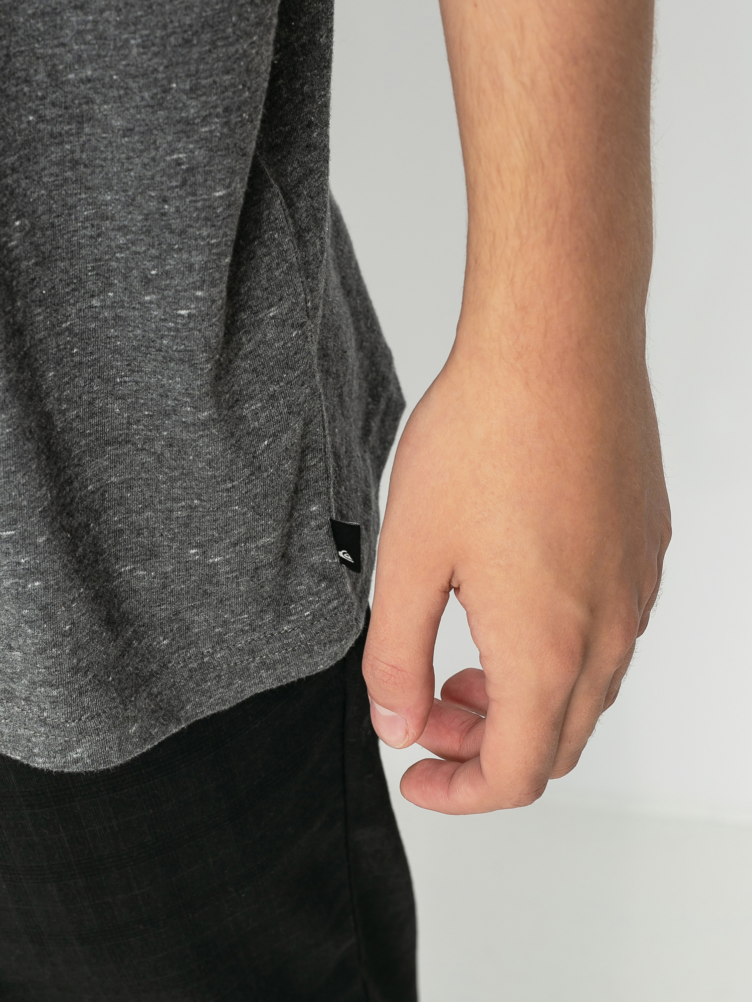 Tričko Quiksilver Quik Local Shaper (charcoal heather)