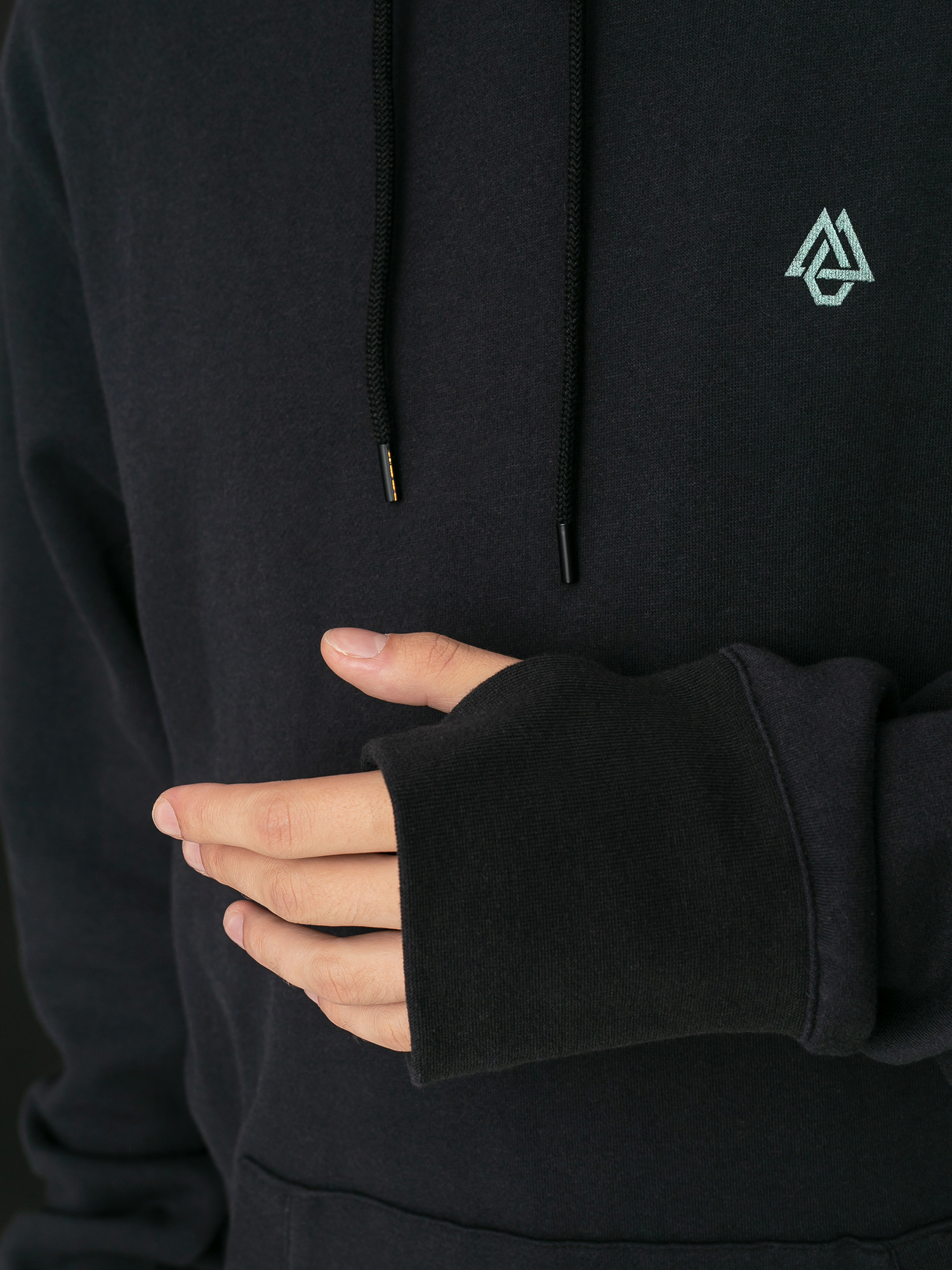 Mikina s kapucí Volcom Di HD (black combo)