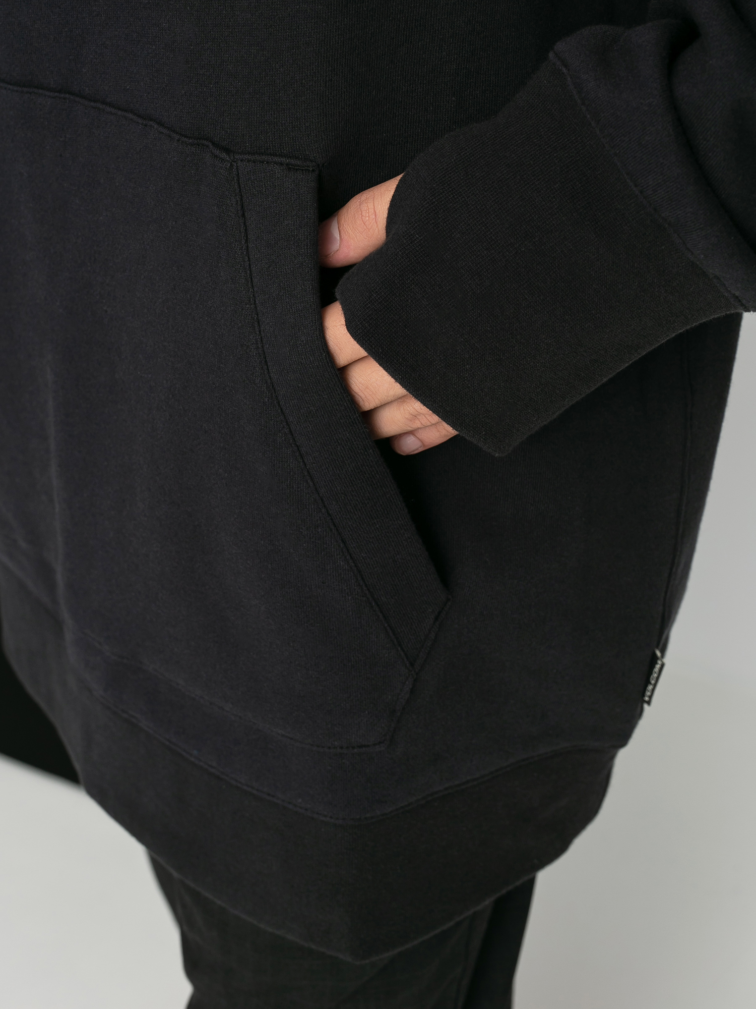 Mikina s kapucí Volcom Di HD (black combo)