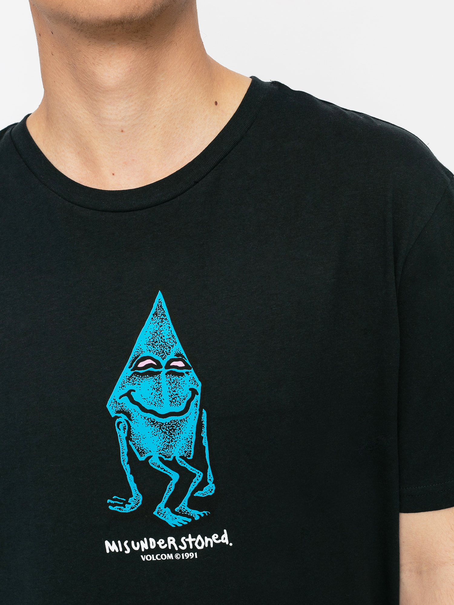 Tričko Volcom Misunderstoned Bsc (black)