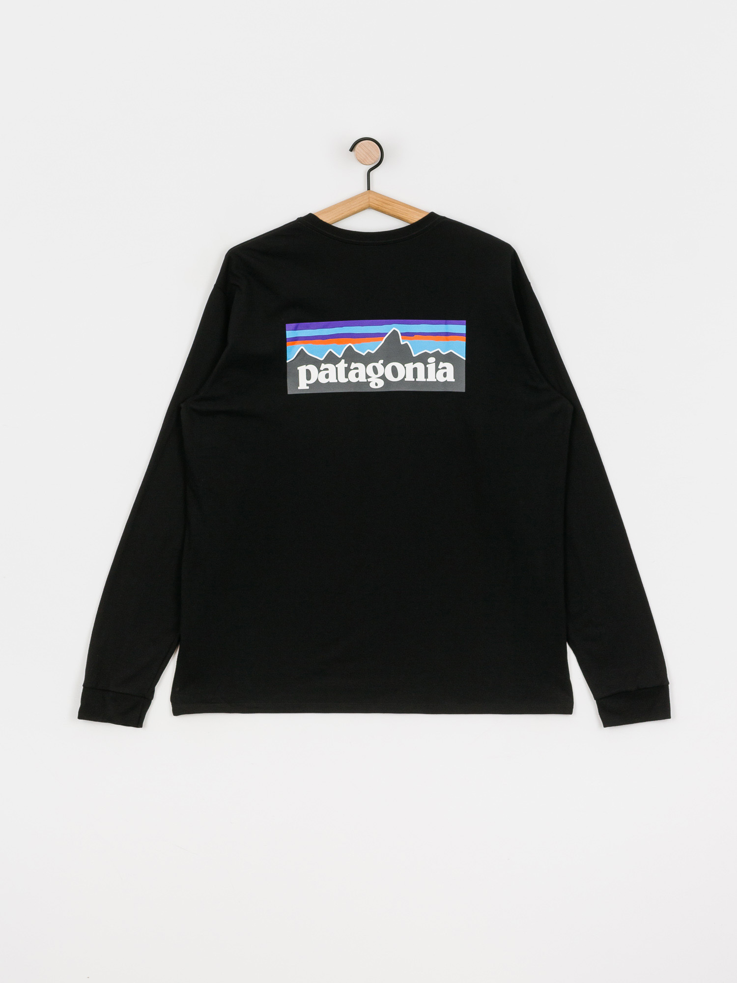 Triko Patagonia P 6 Logo Responsibili (black)