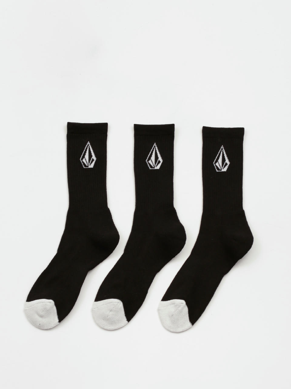 Ponožky Volcom Full Stone Sock 3Pk (black)