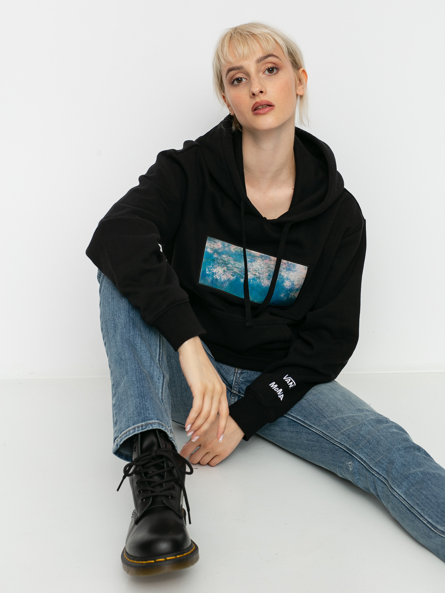 Mikina s kapucí Vans x MoMA Monet HD Wmn (claude monet)