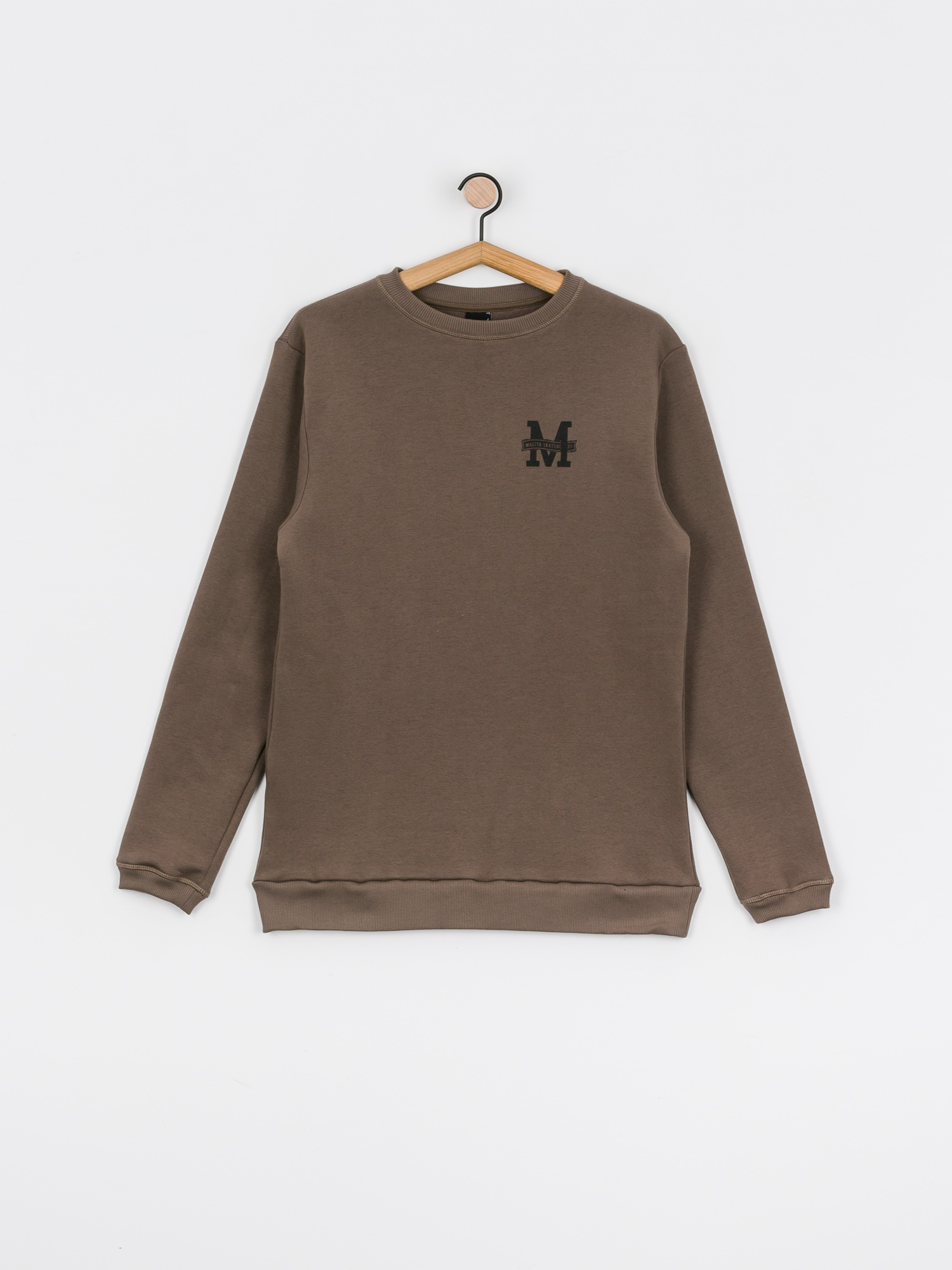 Mikina Malita Logo (brown)