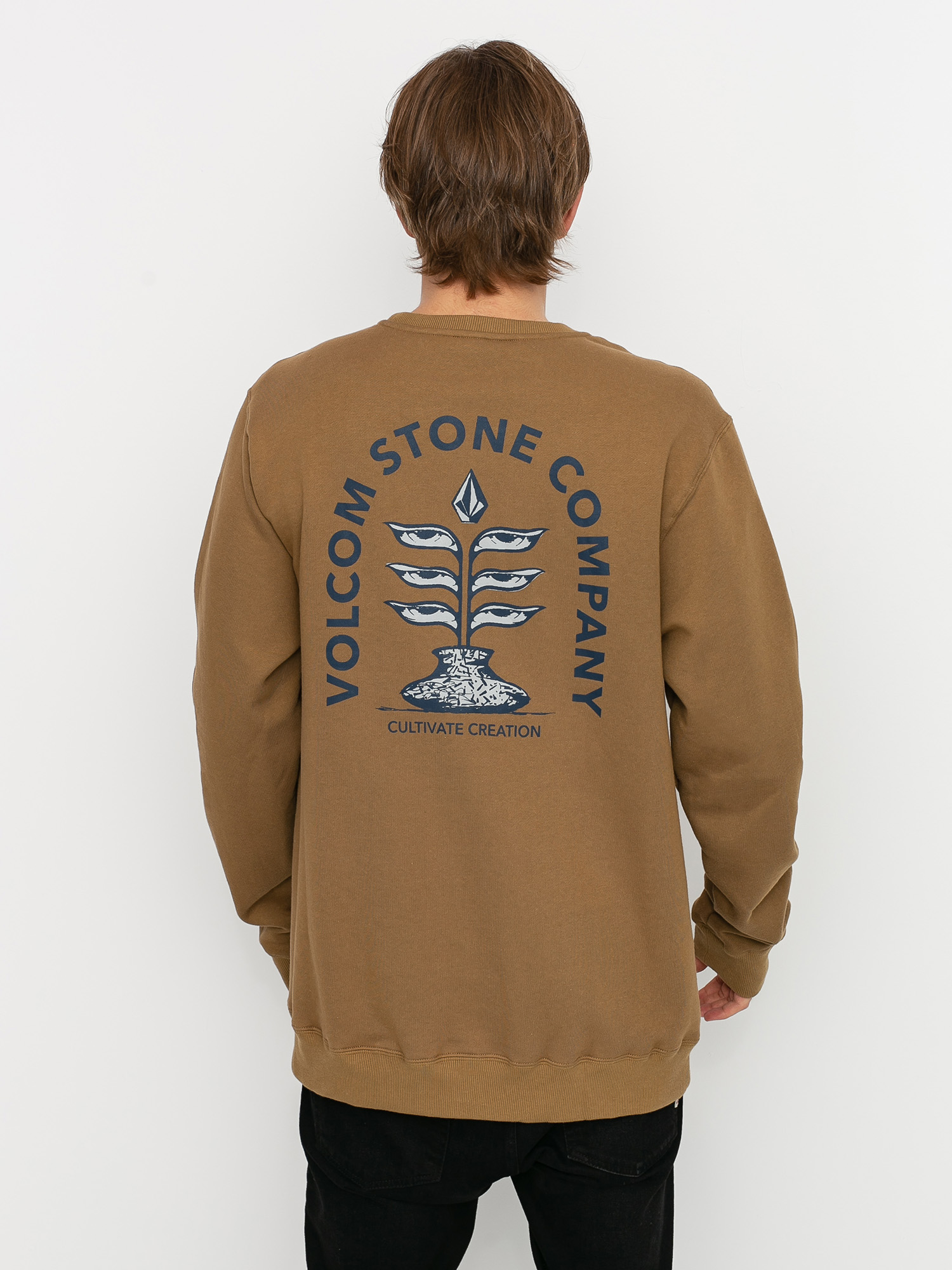 Mikina Volcom Merick Crew (sanddune)