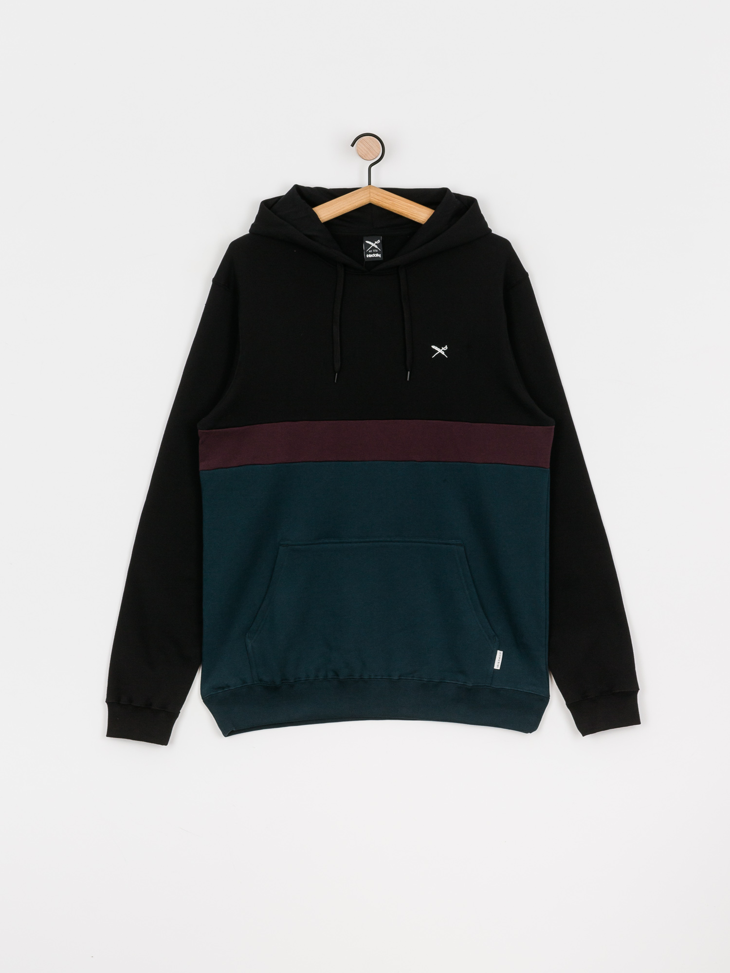 Mikina s kapucí Iriedaily Court 2 HD (dark orion)