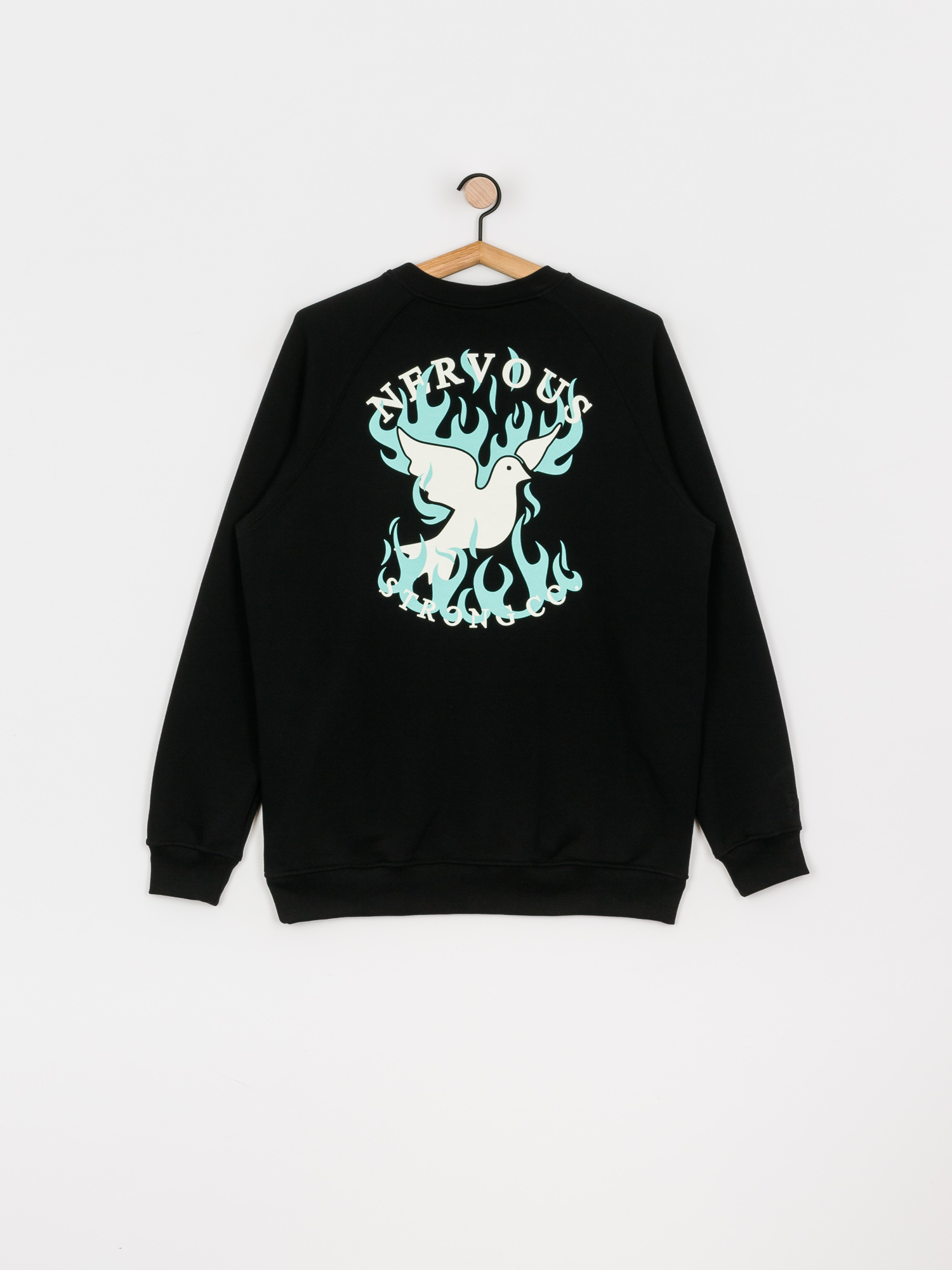 Mikina Nervous Reglan Fire (black)