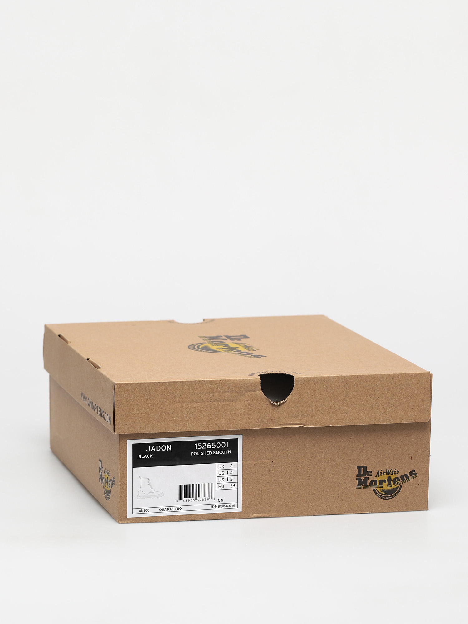 Boty Dr. Martens Jadon (polished smooth black)