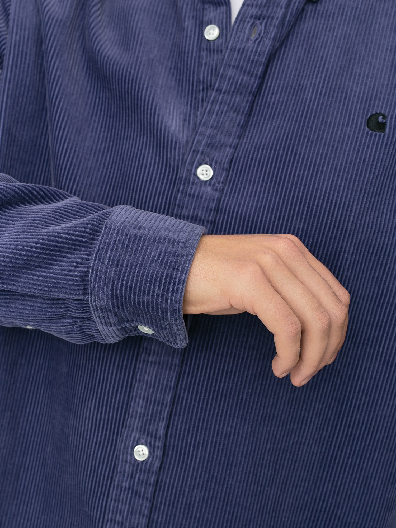 Košile Carhartt WIP Madison Cord (cold viola)