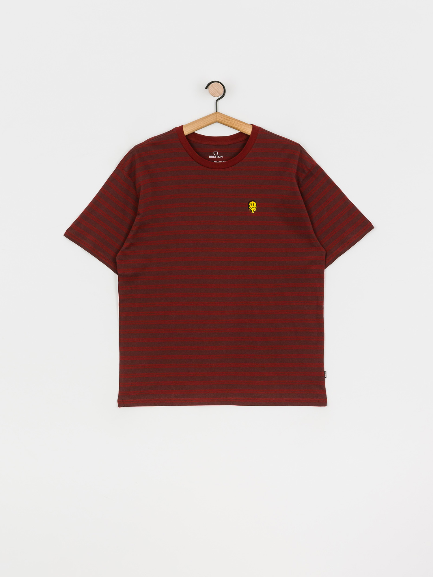 Tričko Brixton Hilt Melter (dark brick/wine)