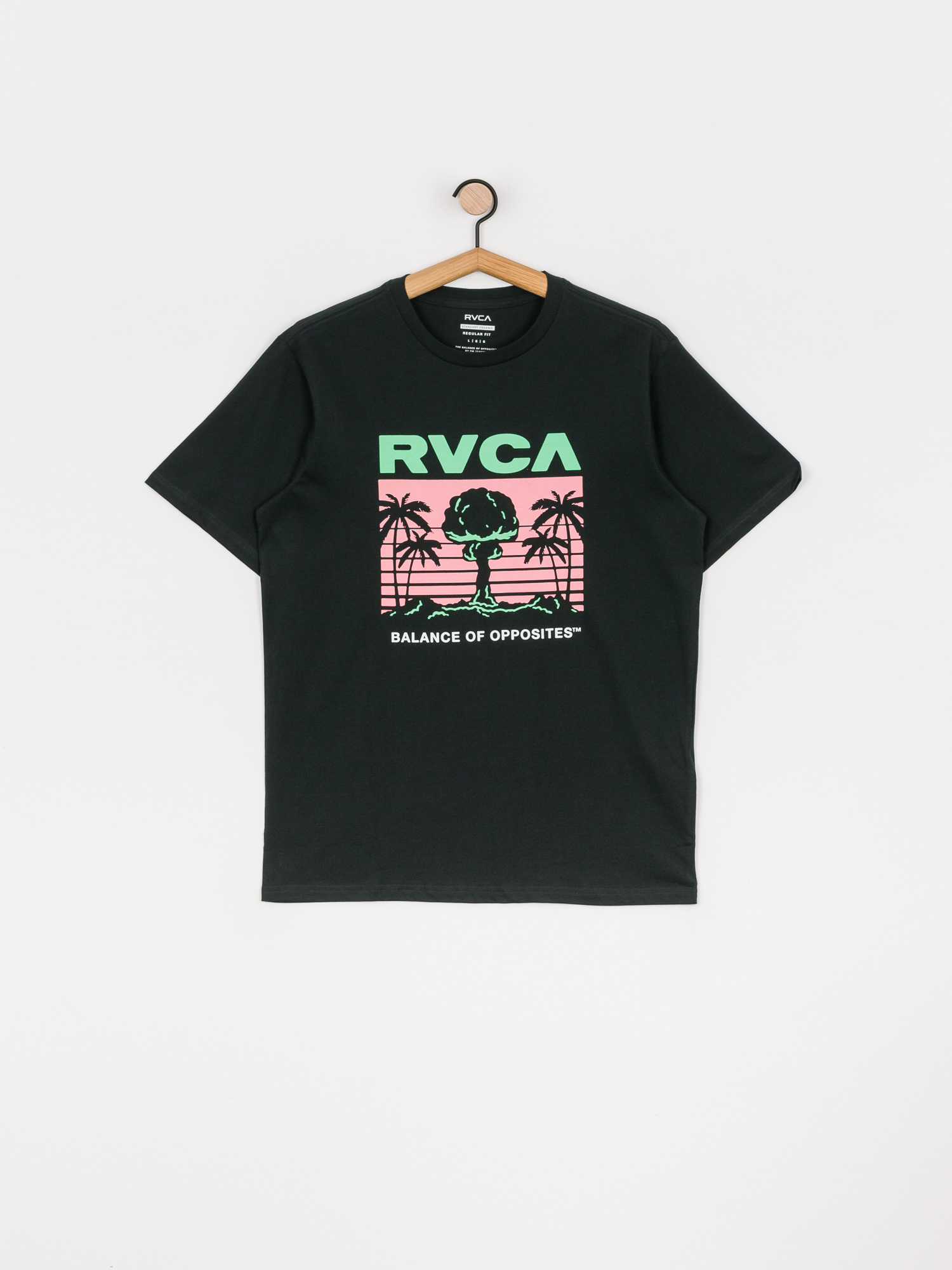 Tričko RVCA Nuclear Paradise (pirate black)