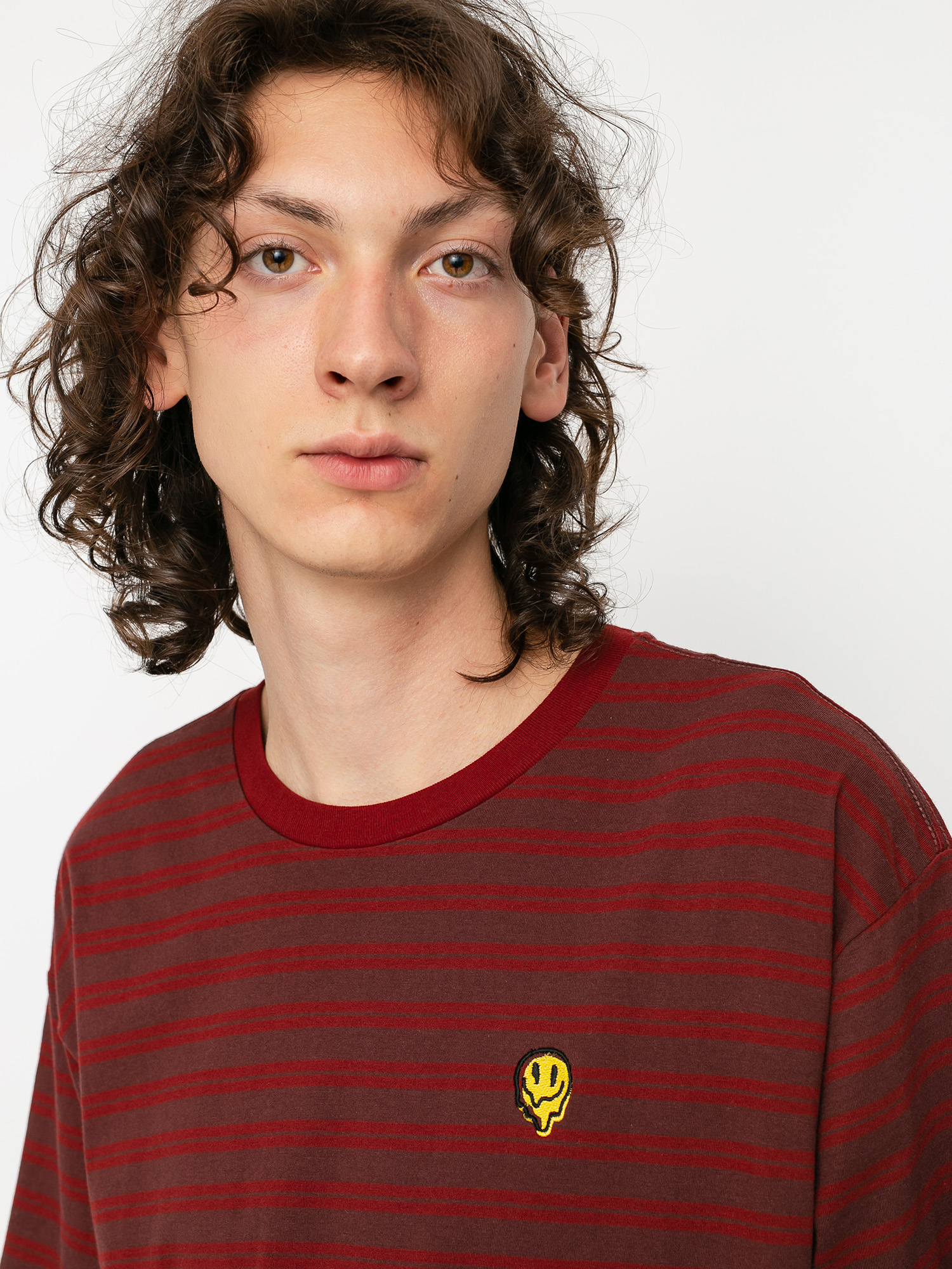 Tričko Brixton Hilt Melter (dark brick/wine)