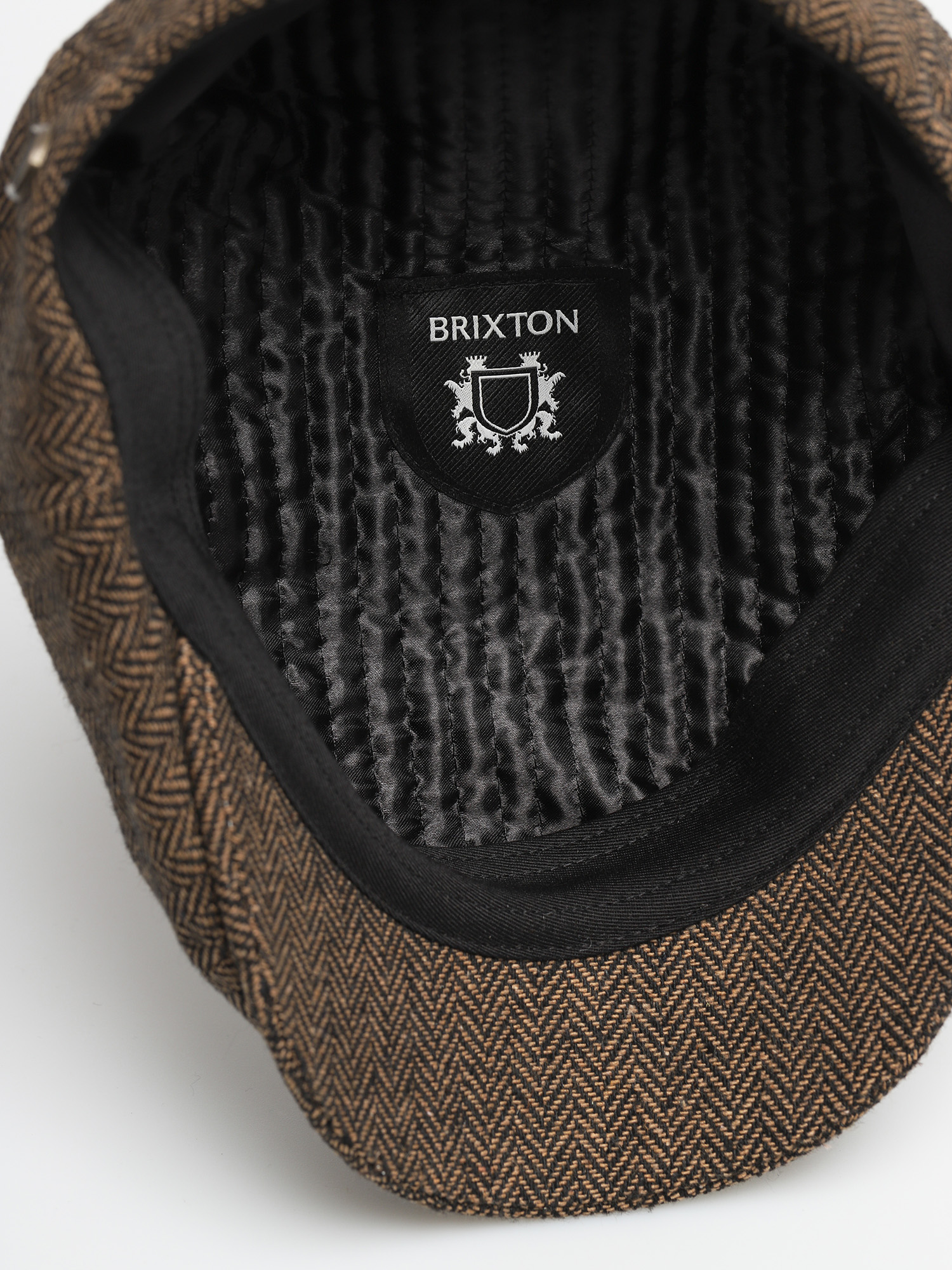 Klobouk s kšiltem Brixton Brood Snap Cap (brown/khaki)