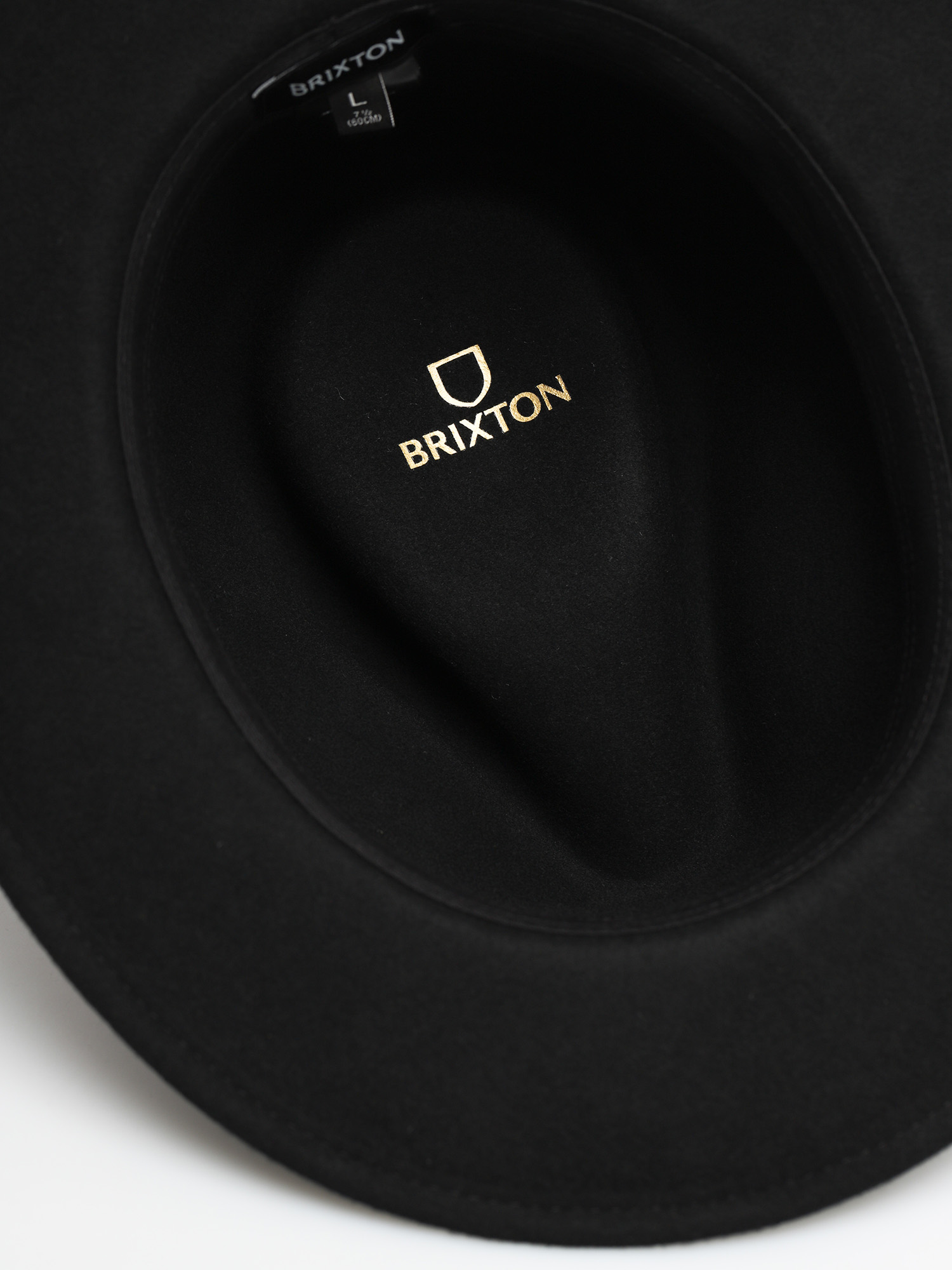Klobouk Brixton Messer Fedora (black/black)