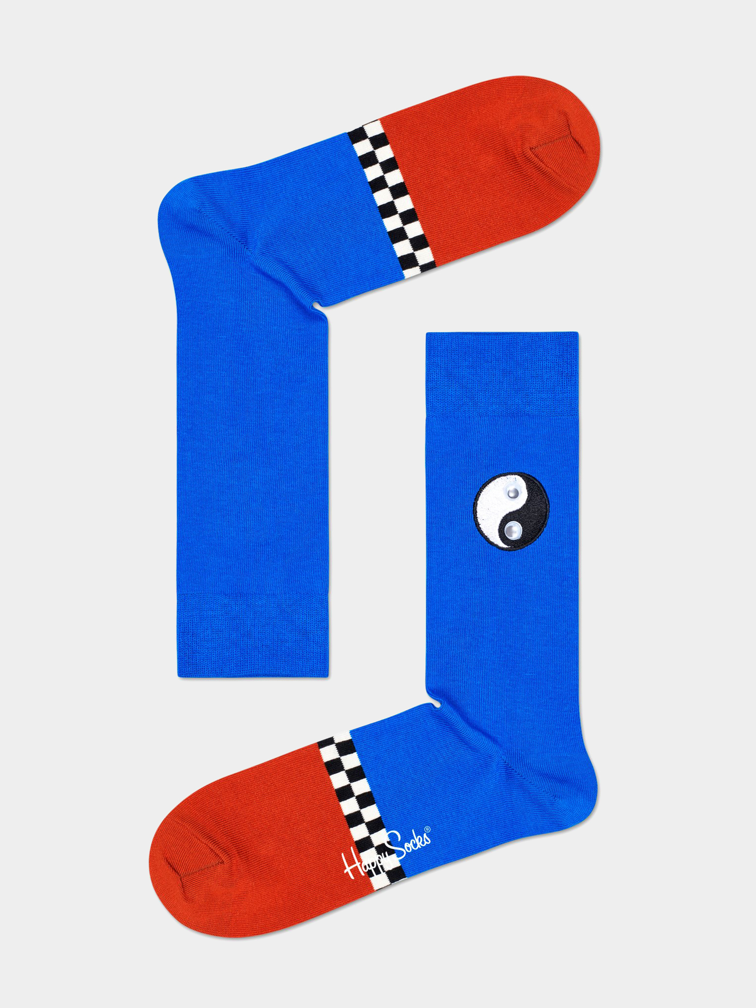 Ponožky Happy Socks Yin Yang (blue/brown)