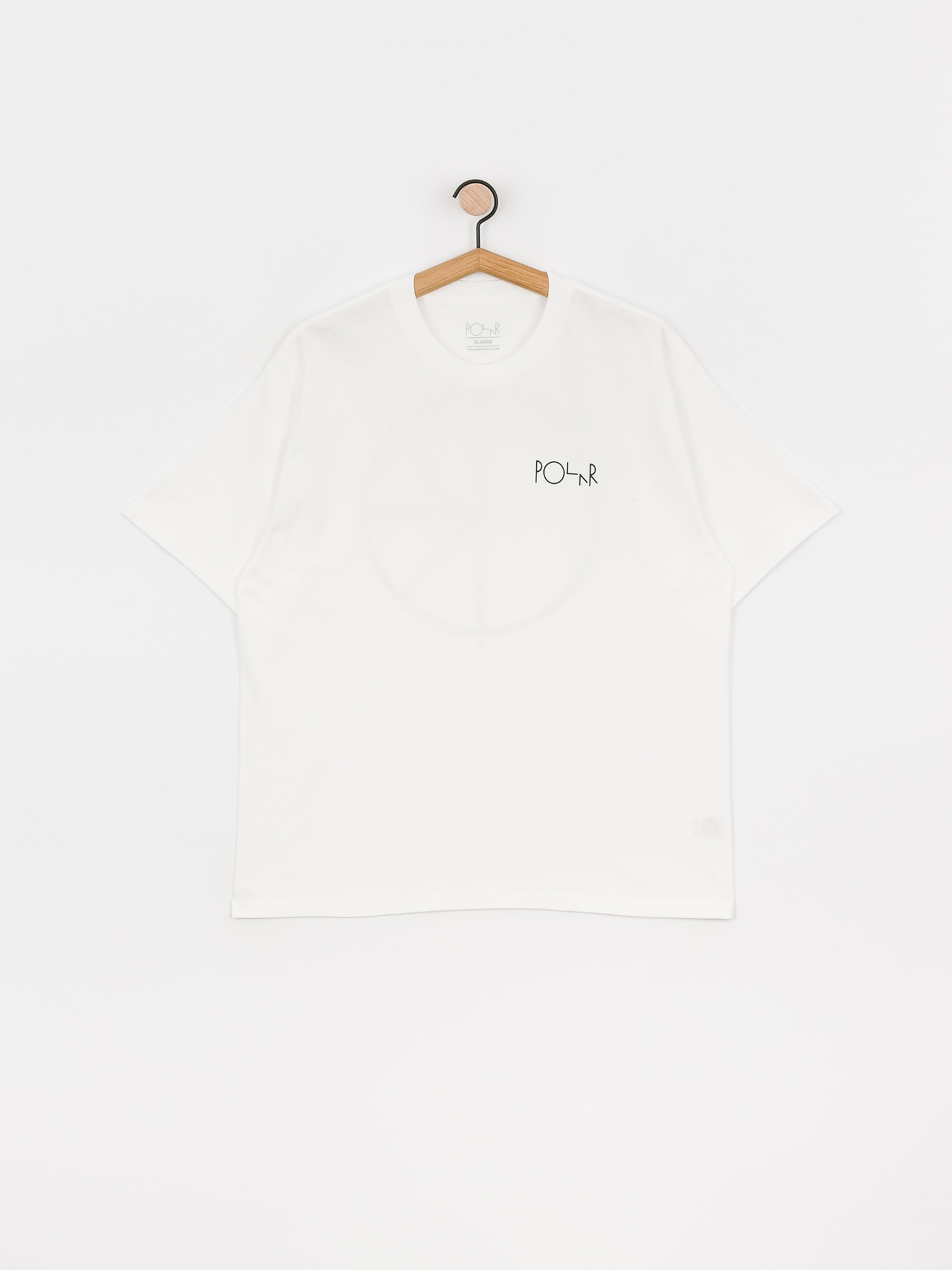 Tričko Polar Skate Stroke Logo (white)