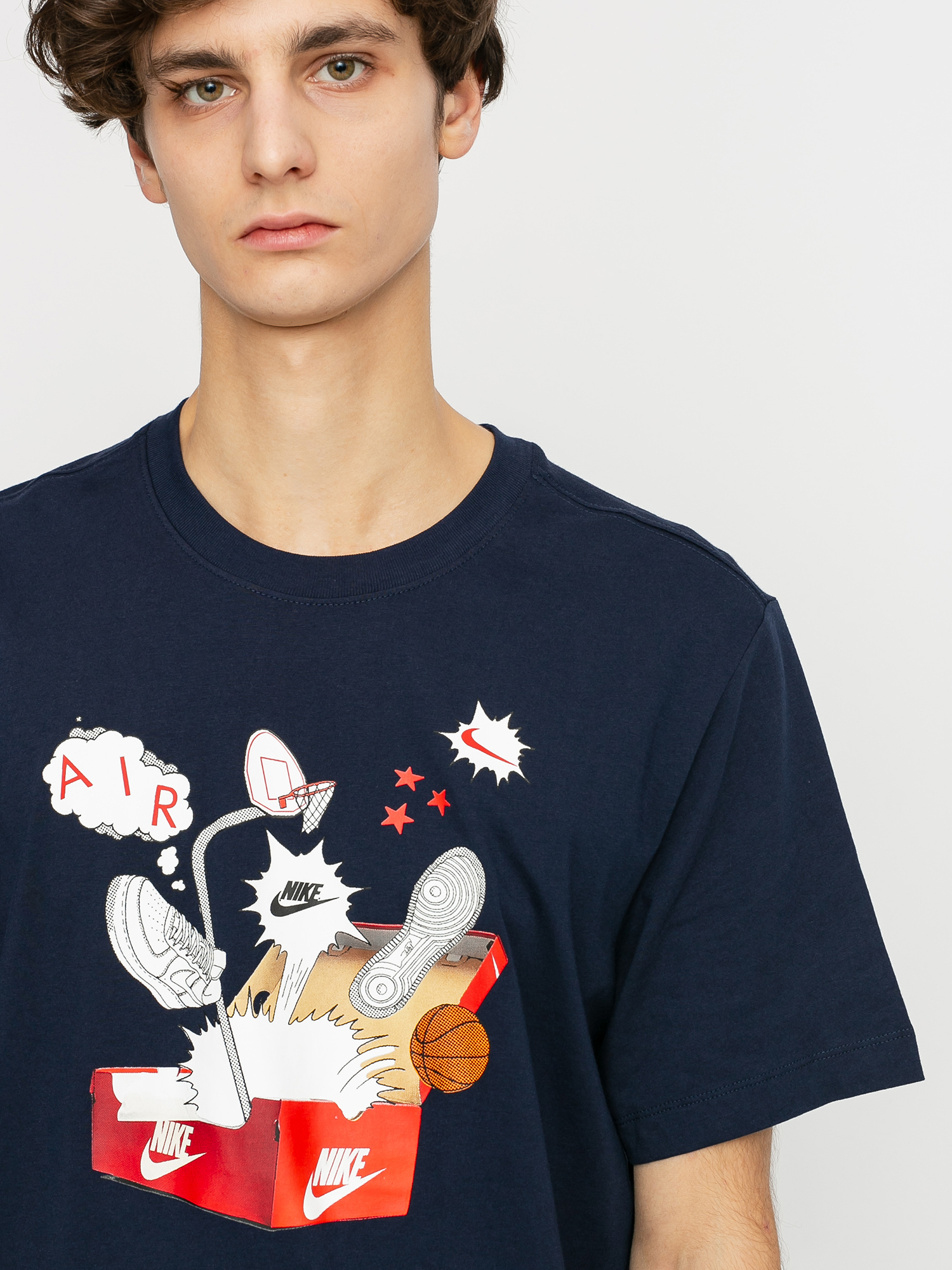 Tričko Nike Sportswear Box (obsidian)