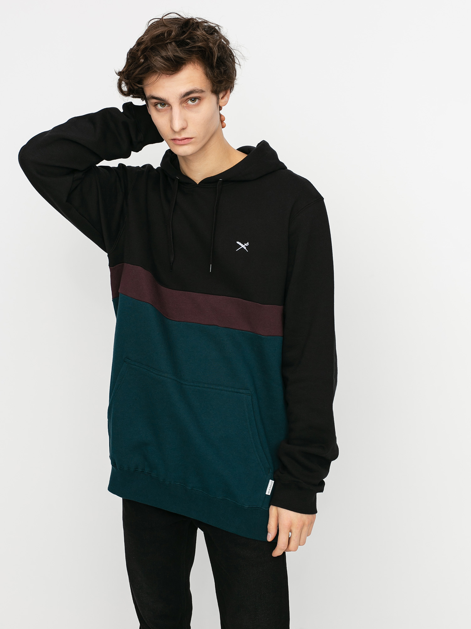 Mikina s kapucí Iriedaily Court 2 HD (dark orion)