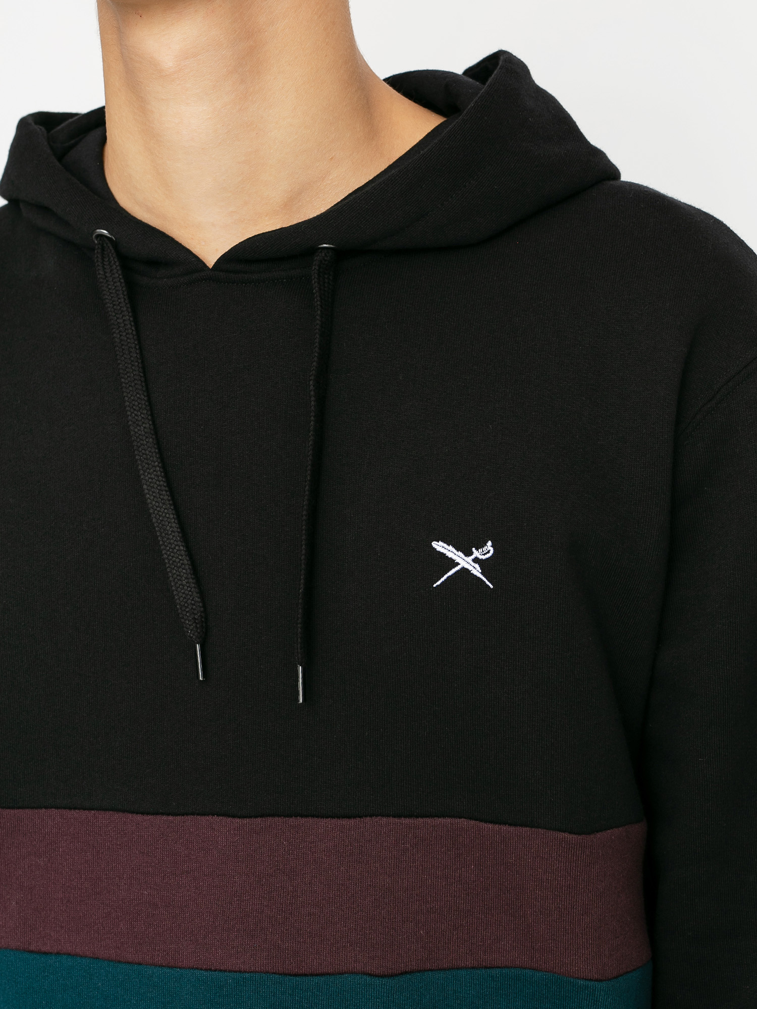 Mikina s kapucí Iriedaily Court 2 HD (dark orion)