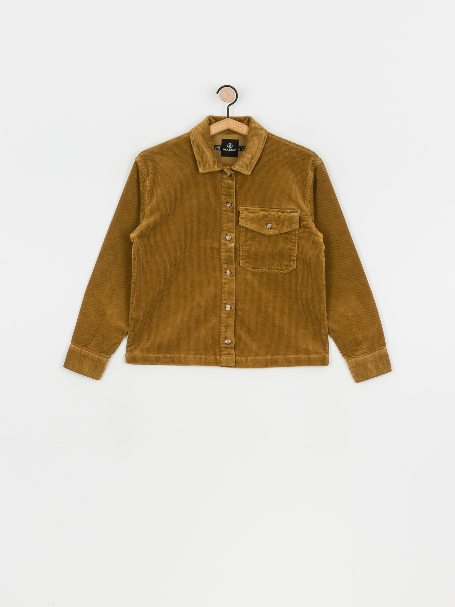 Košile Volcom Sha Lala Shacket Wmn (vintage gold)