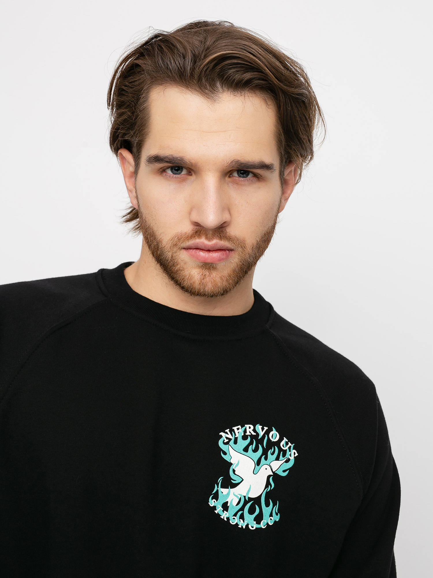 Mikina Nervous Reglan Fire (black)