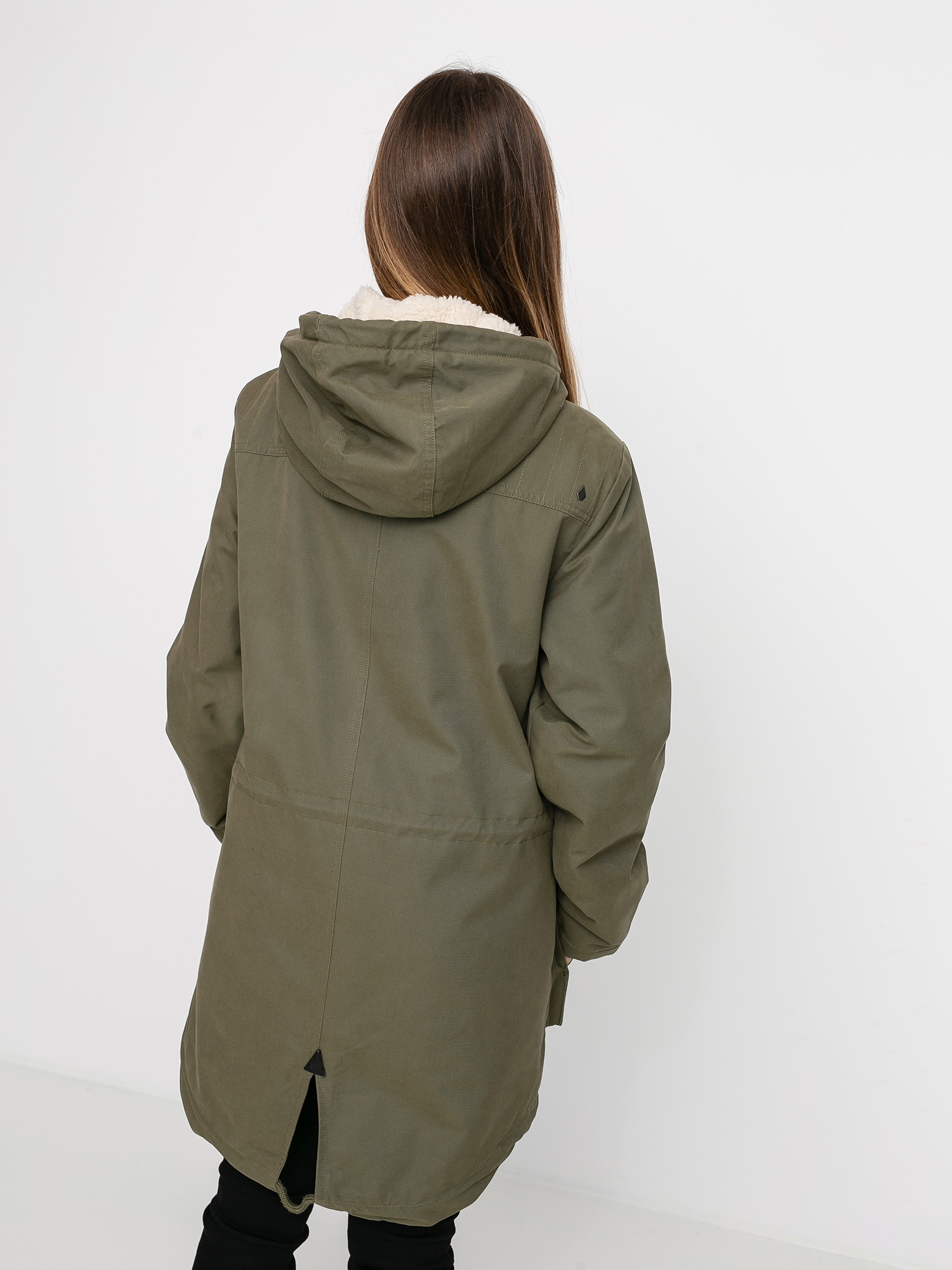 Bunda Volcom Walk On By 5K Parka Wmn (olive)