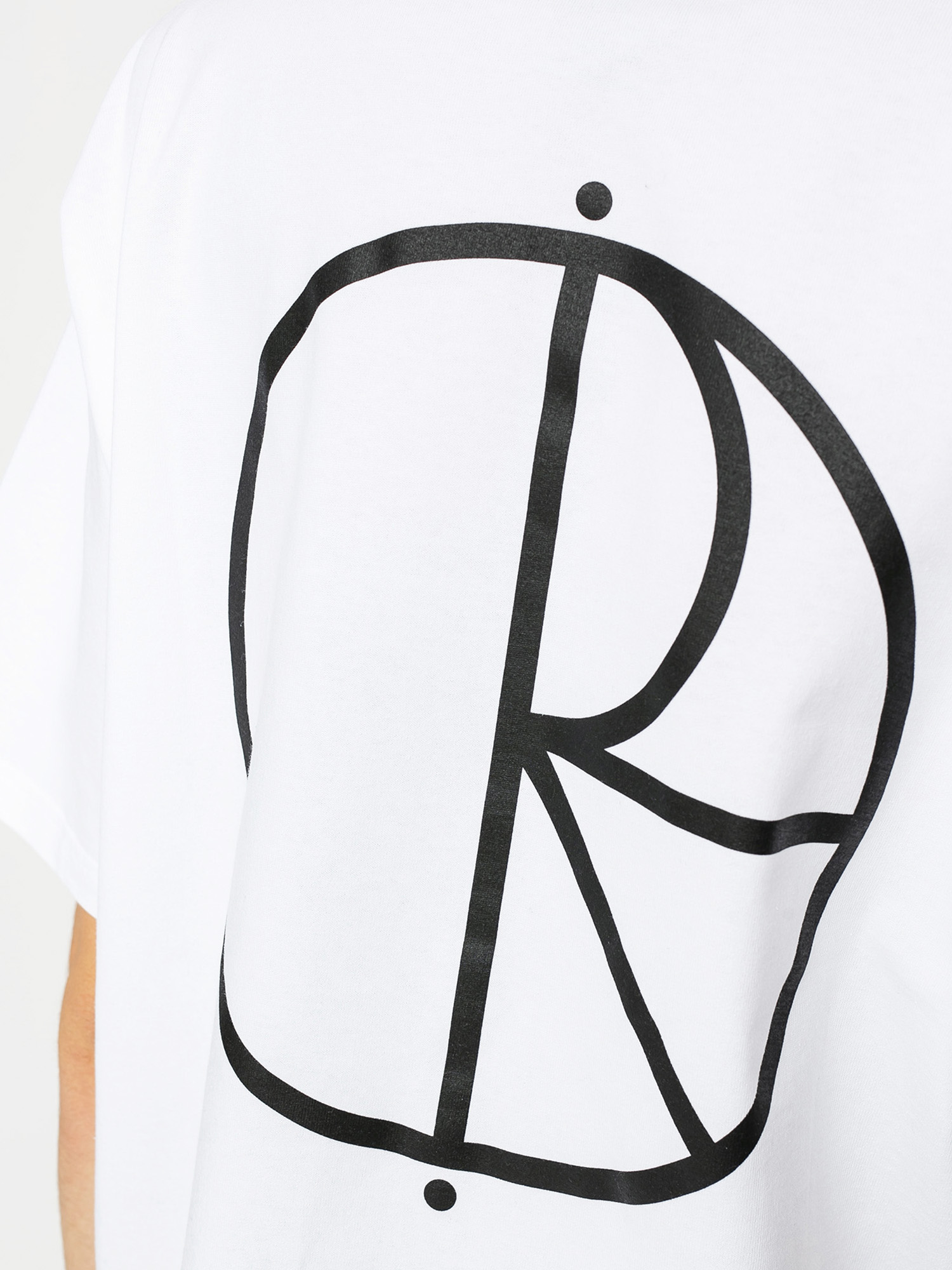 Tričko Polar Skate Stroke Logo (white)