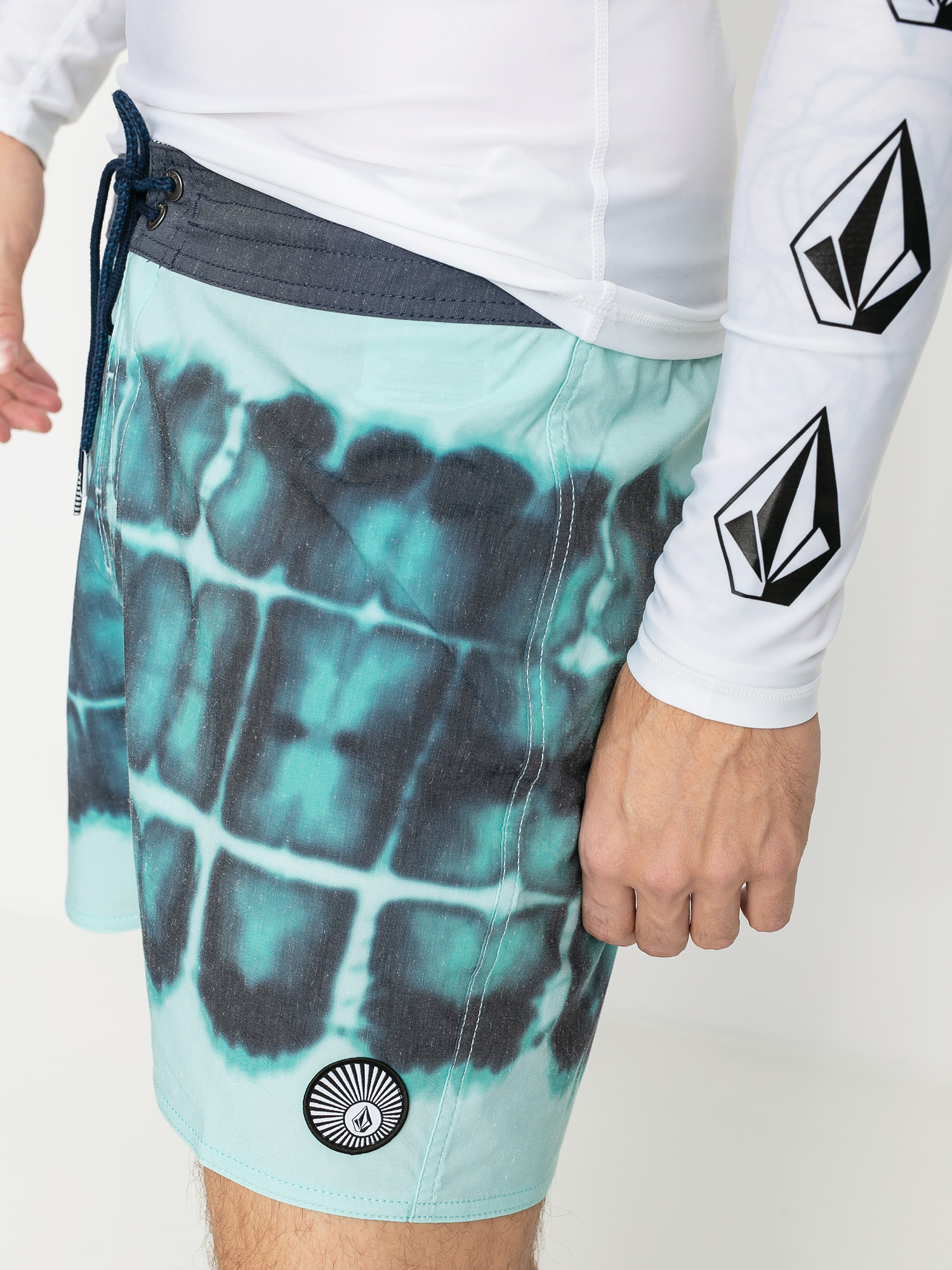 Plážové kraťasy Volcom Trip Trip Stoney (mysto green)