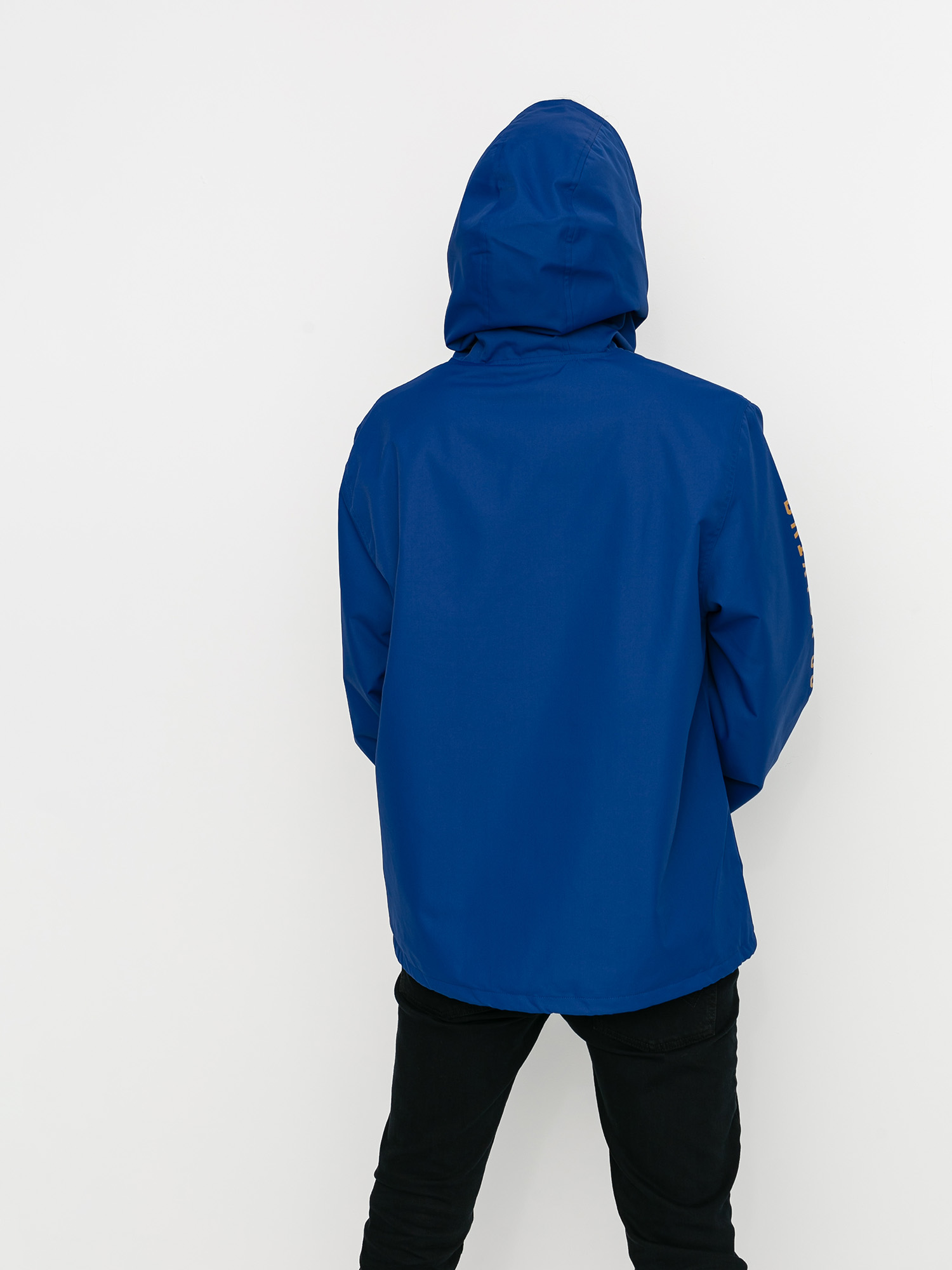 Bunda Brixton Bluza z kapturem Claxton Oath ZHD (mineral blue)