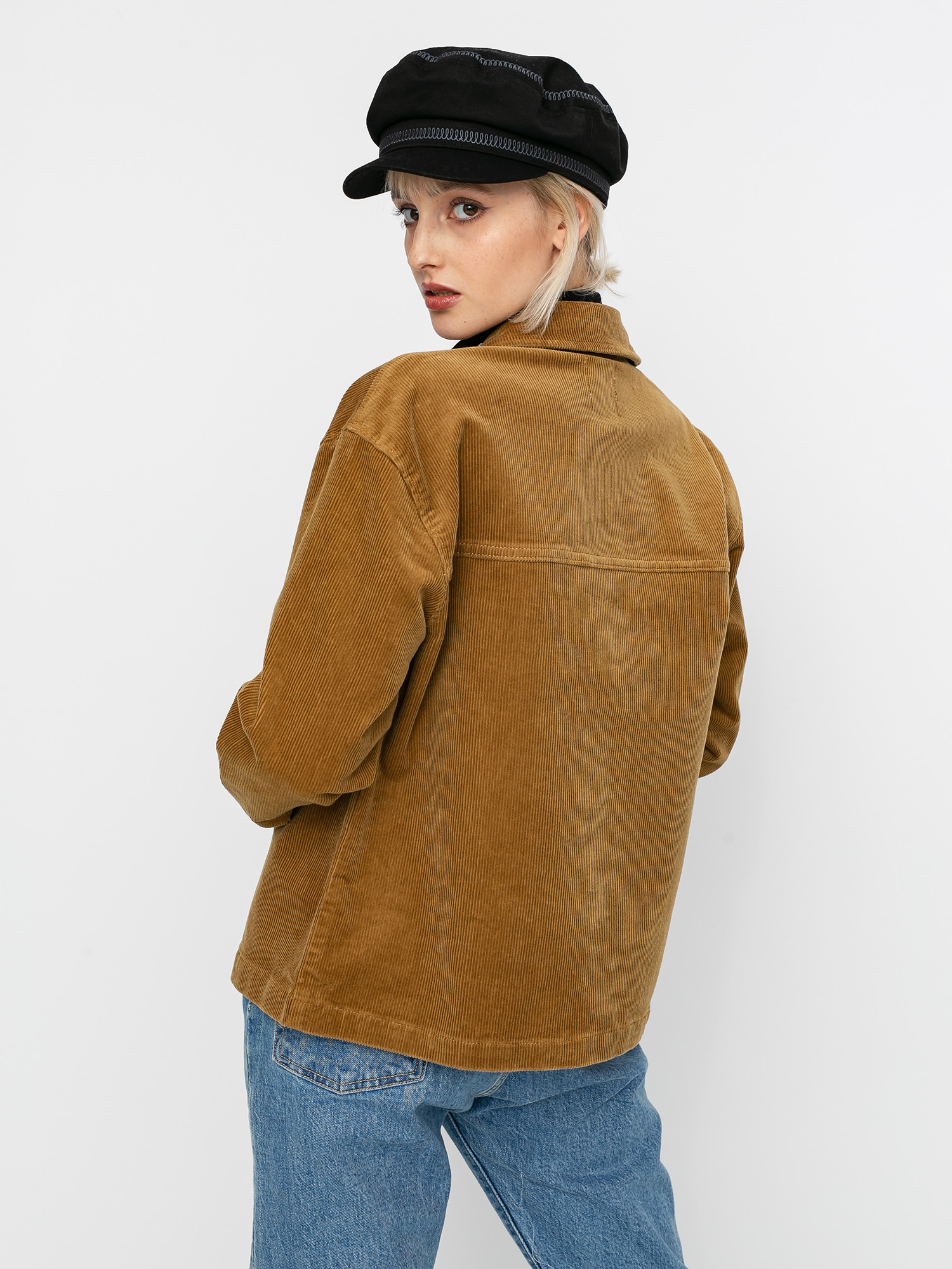 Košile Volcom Sha Lala Shacket Wmn (vintage gold)