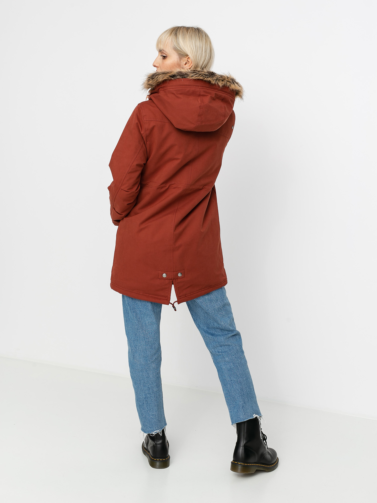 Bunda Volcom Less Is More 5K Parka Wmn (brick)