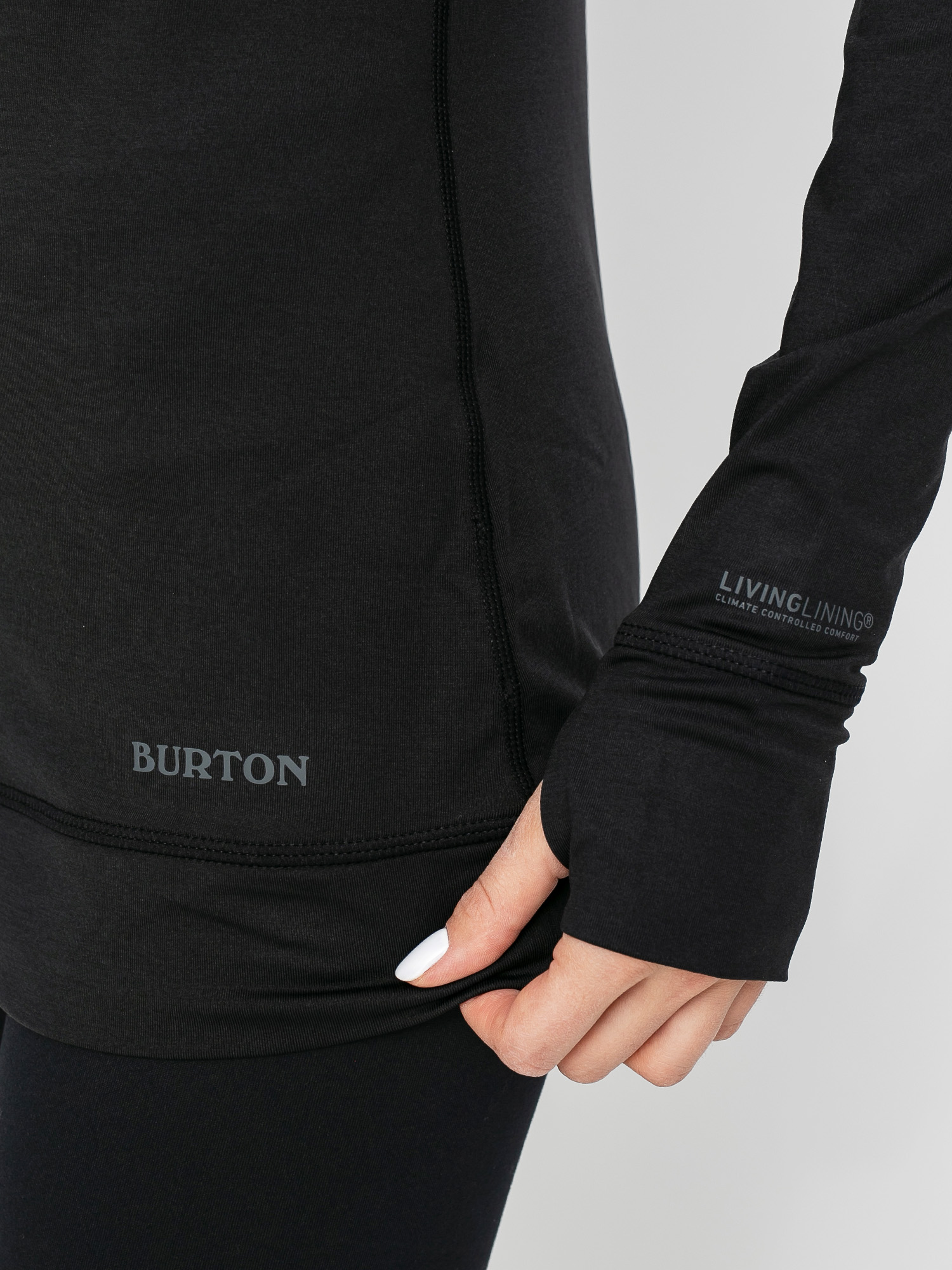 Dámský Termotriko Burton Lightweight X Base Layer Crew (true black)