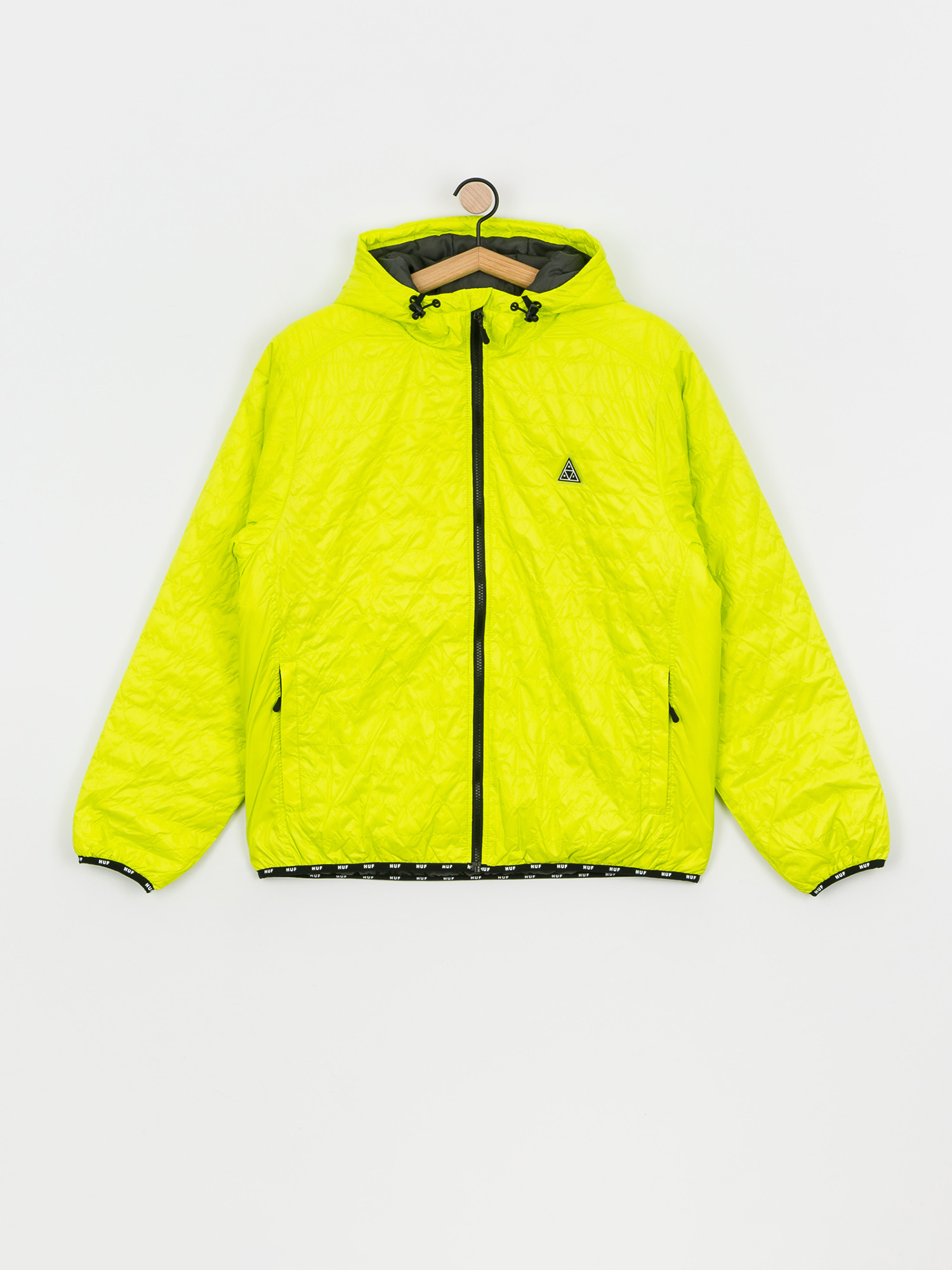 Bunda HUF Polygon Quilted (bio lime)