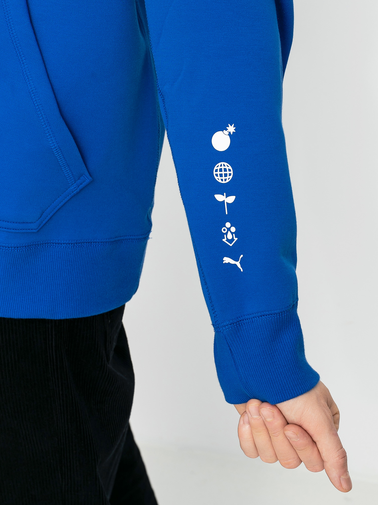 Mikina s kapucí Puma X The Hundreds Rev HD (olympian blue)