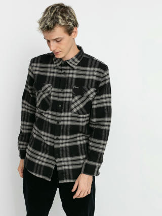 Košile Brixton Bowery Flannel Ls (black/charcoal)