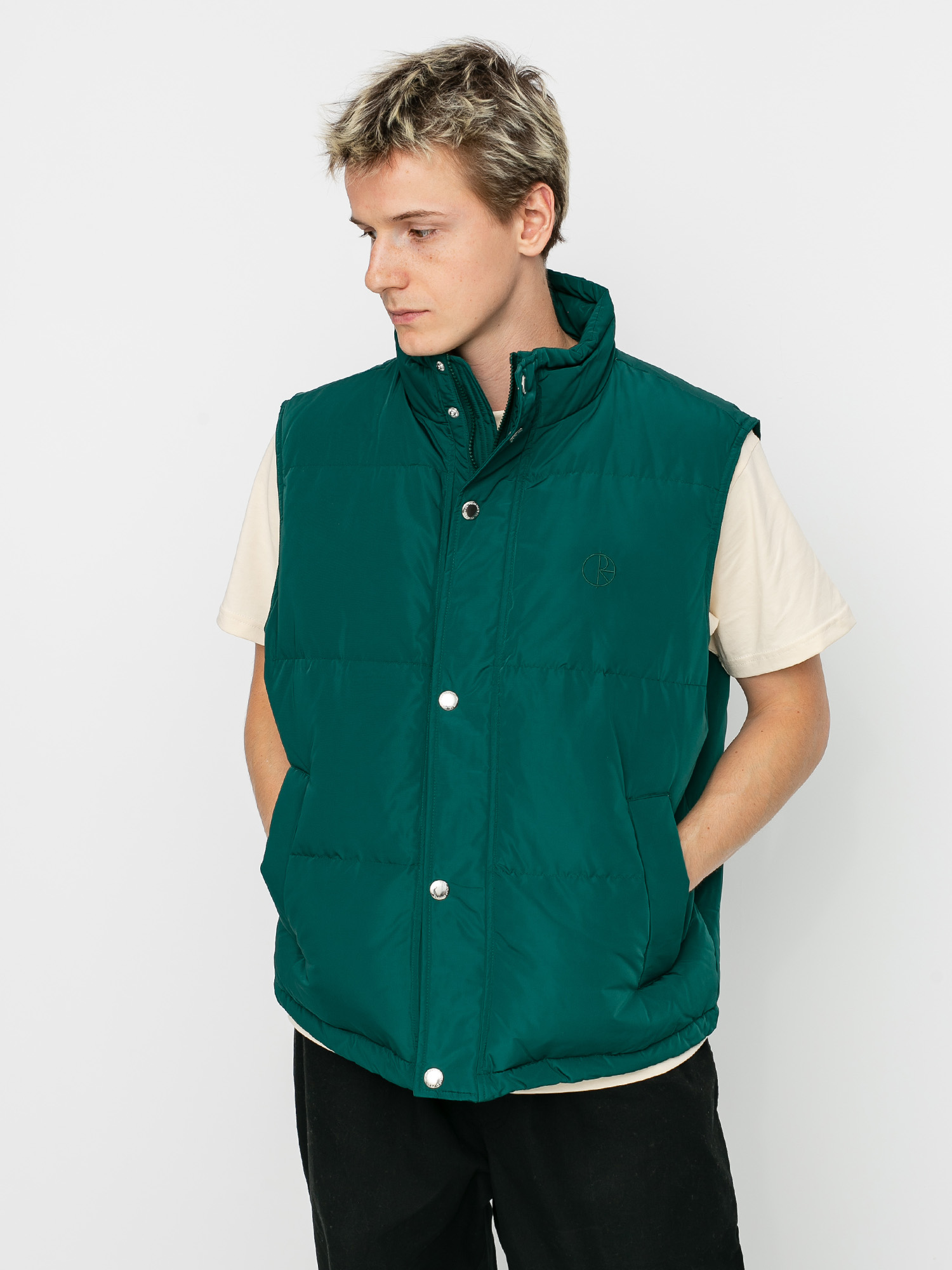 Bunda Polar Skate Kamizelka Puffer (dark green)