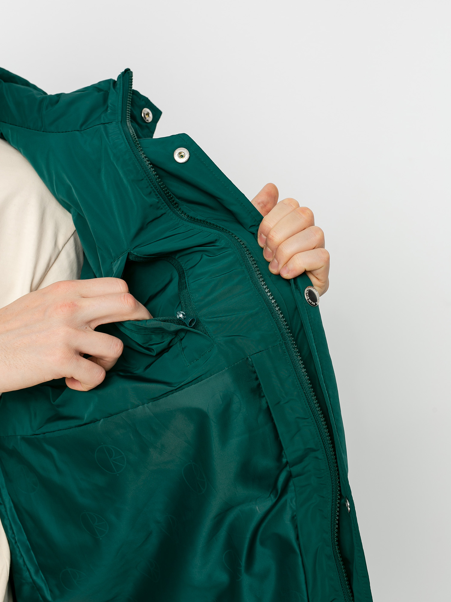 Bunda Polar Skate Kamizelka Puffer (dark green)